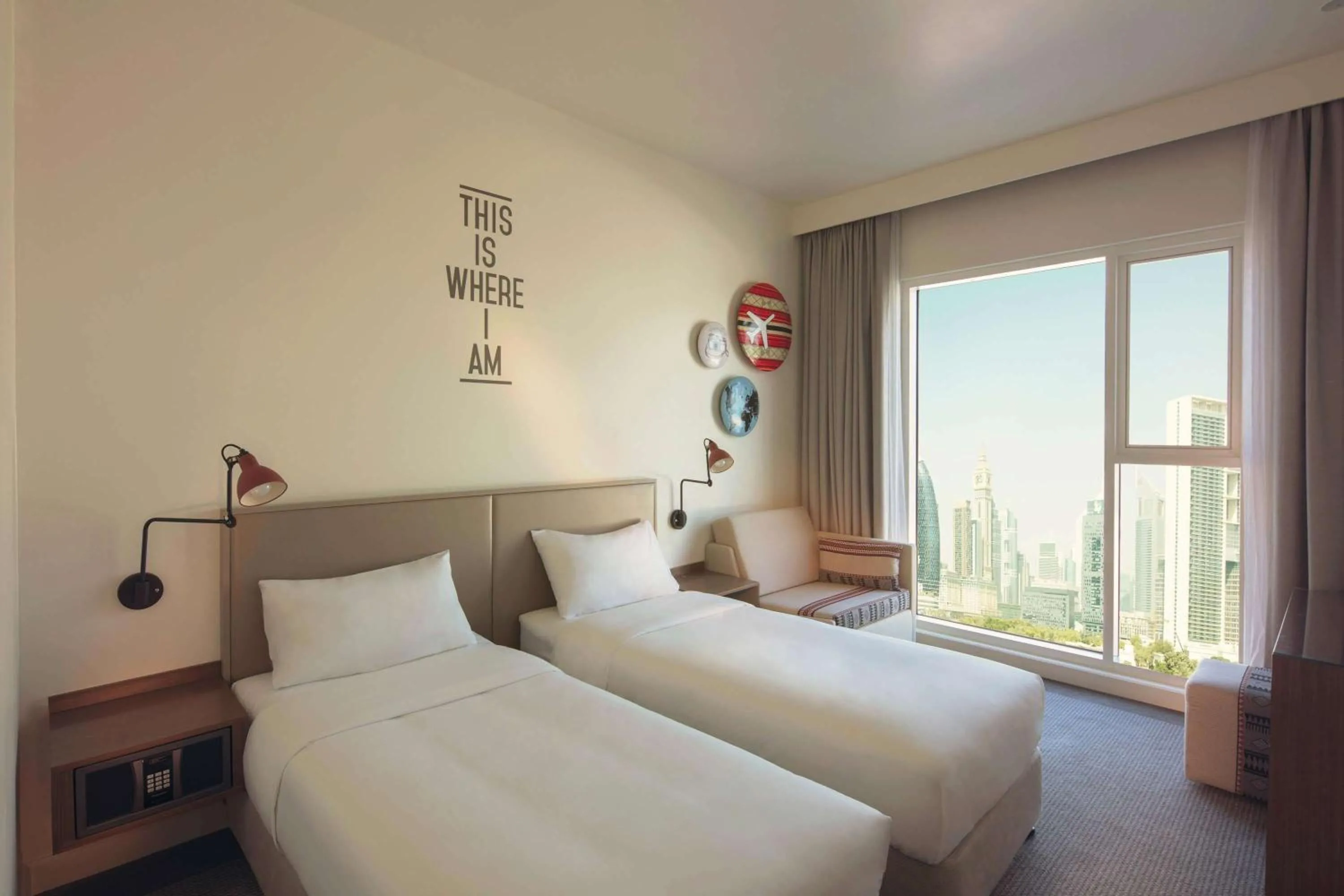 Bedroom, Bed in Rove Downtown