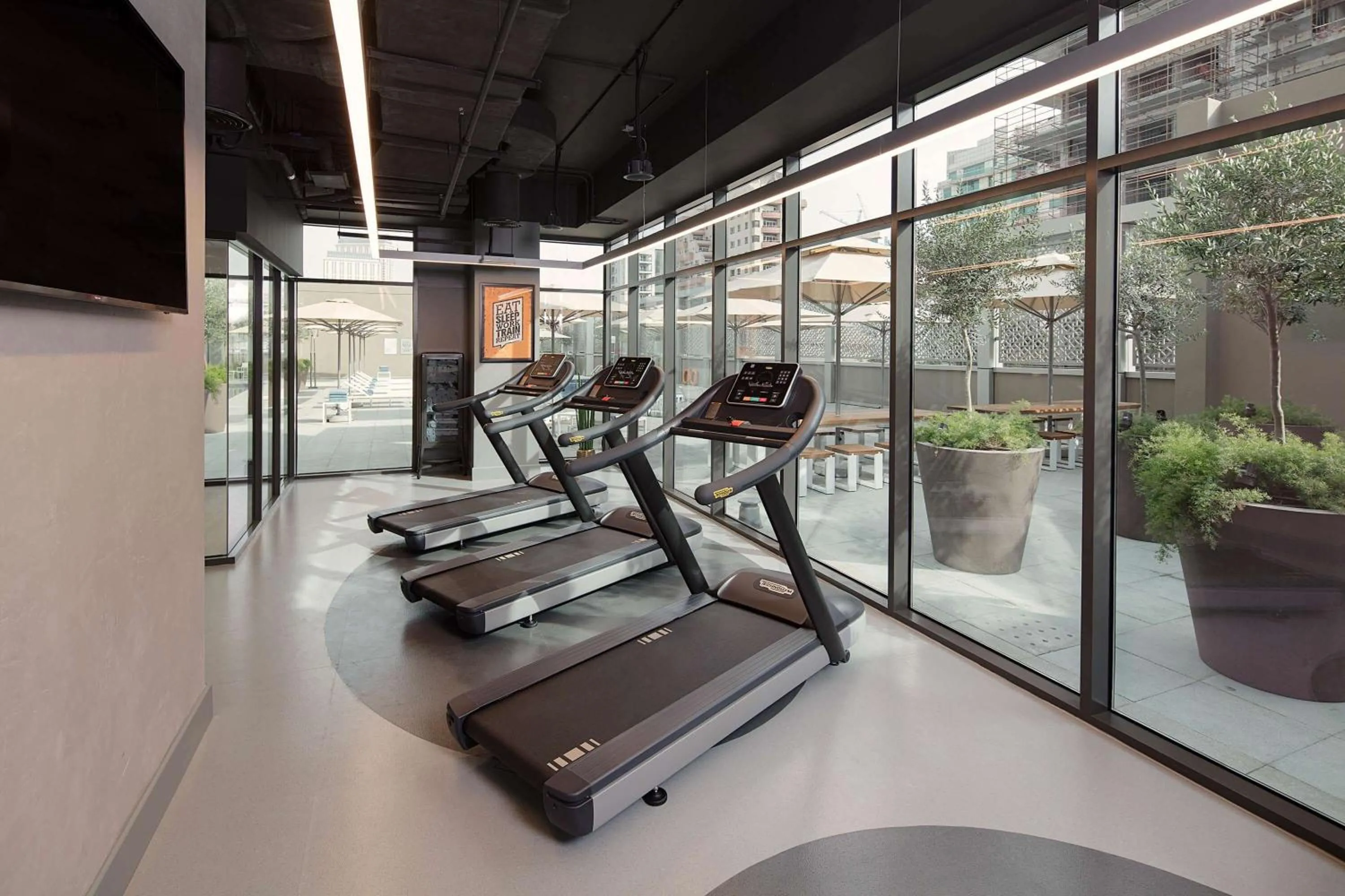 Fitness centre/facilities in Rove Downtown