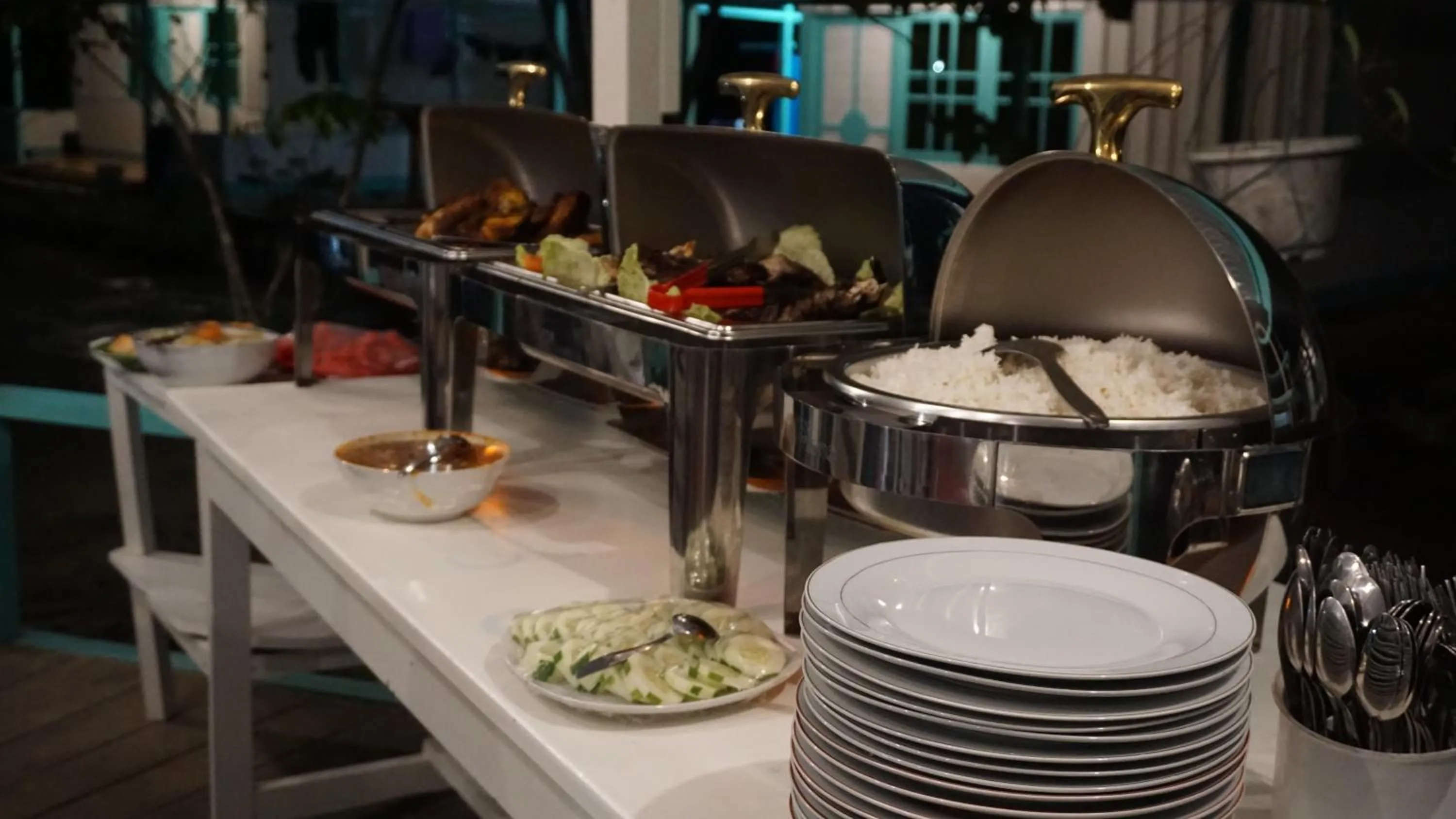 Food in Scuba Republic Beach Bungalows