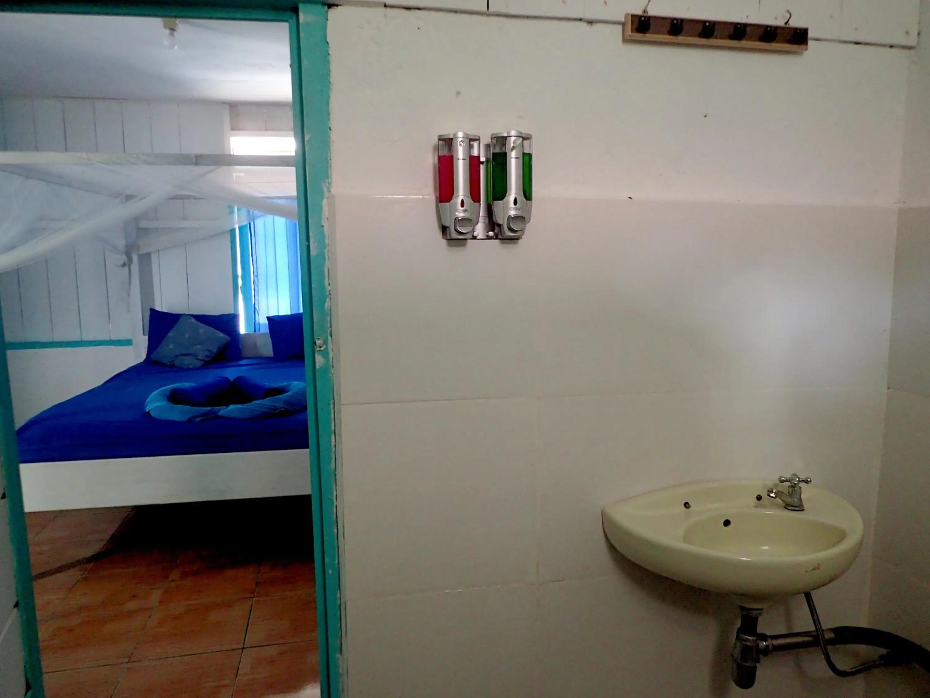 Toilet in Scuba Republic Beach Bungalows