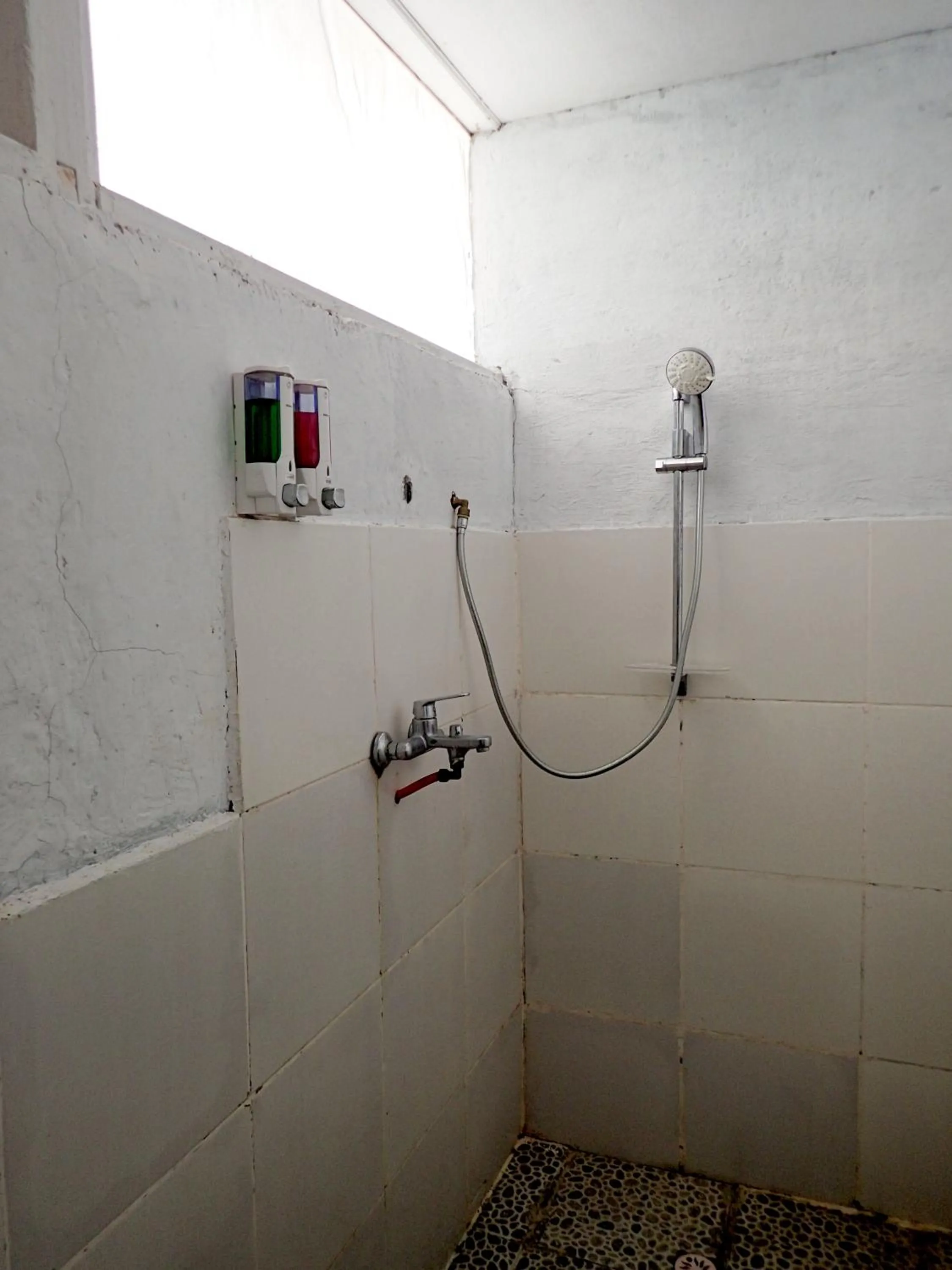 Shower in Scuba Republic Beach Bungalows