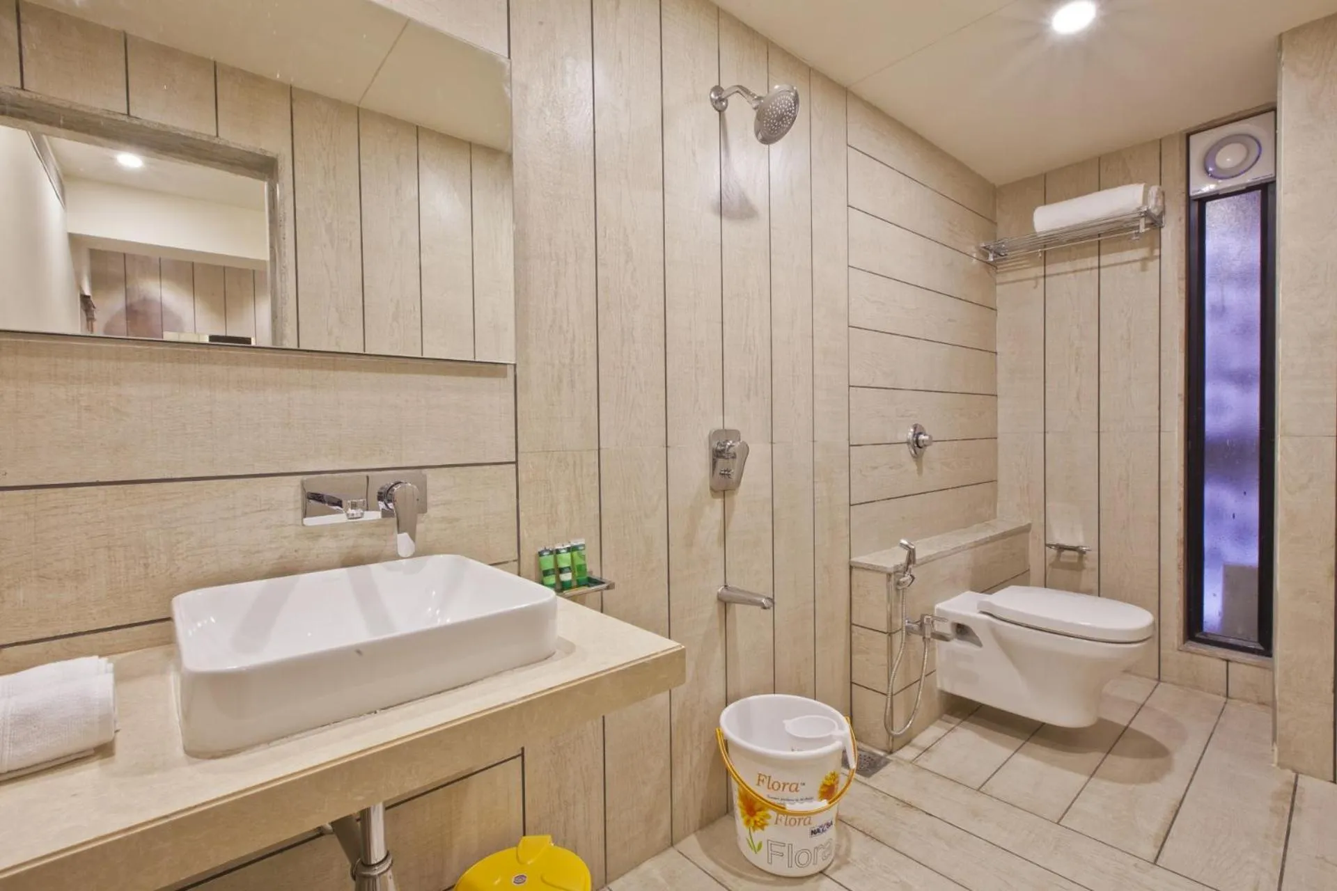 Bathroom in Scenaria Hotel - Navrangpura, Ahmedabad