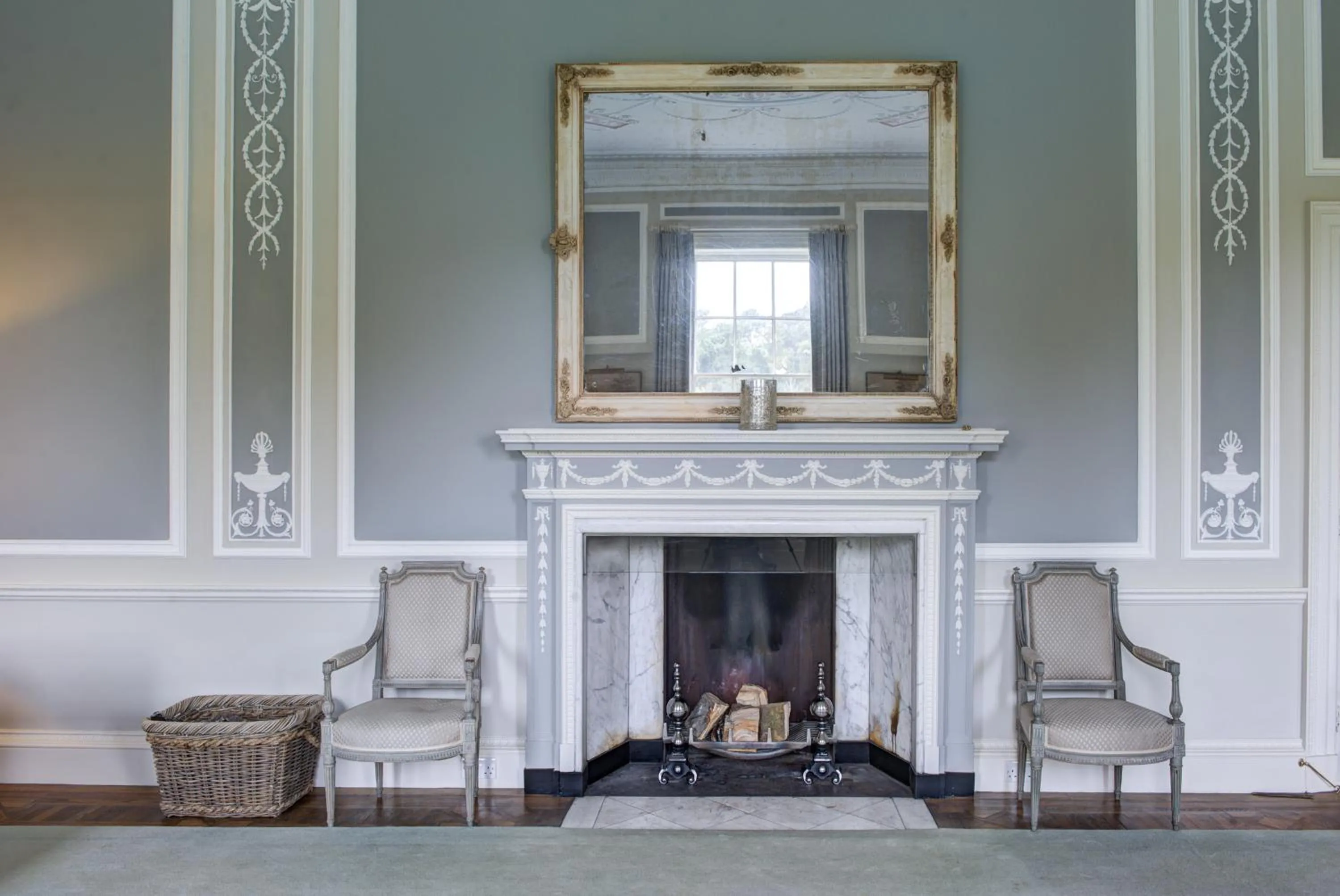 Seating area in Saltmarshe Hall