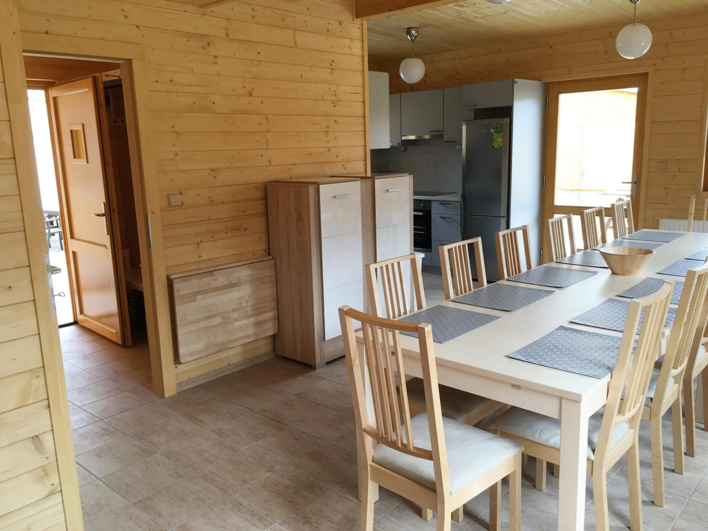 Dining area in Chaty pod Sokolím Hřbetem