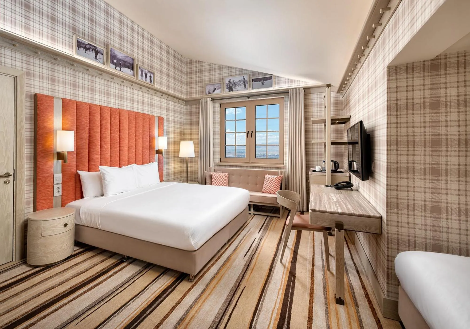 View (from property/room), Bed in Polat Palandöken