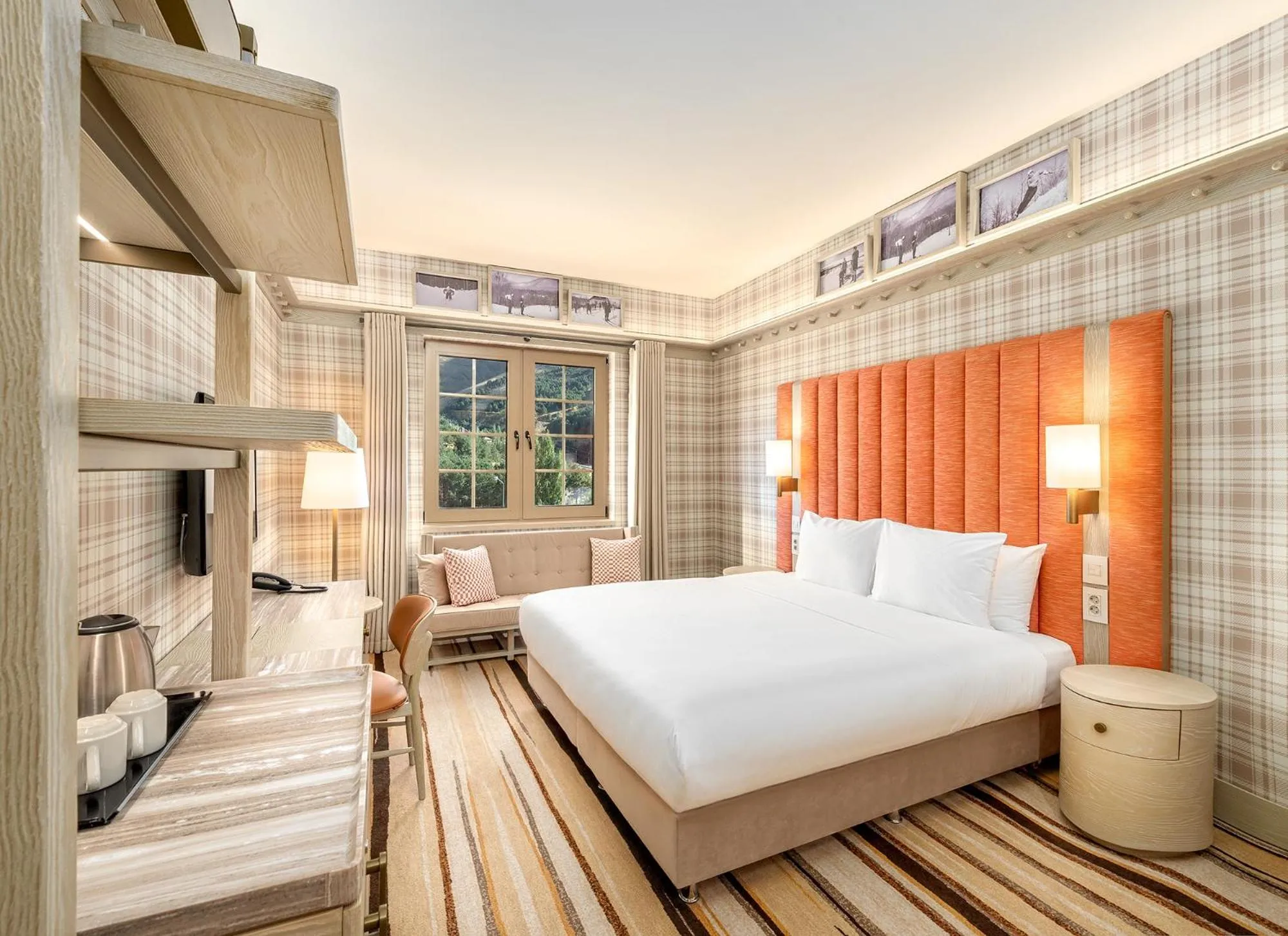 View (from property/room), Bed in Polat Palandöken