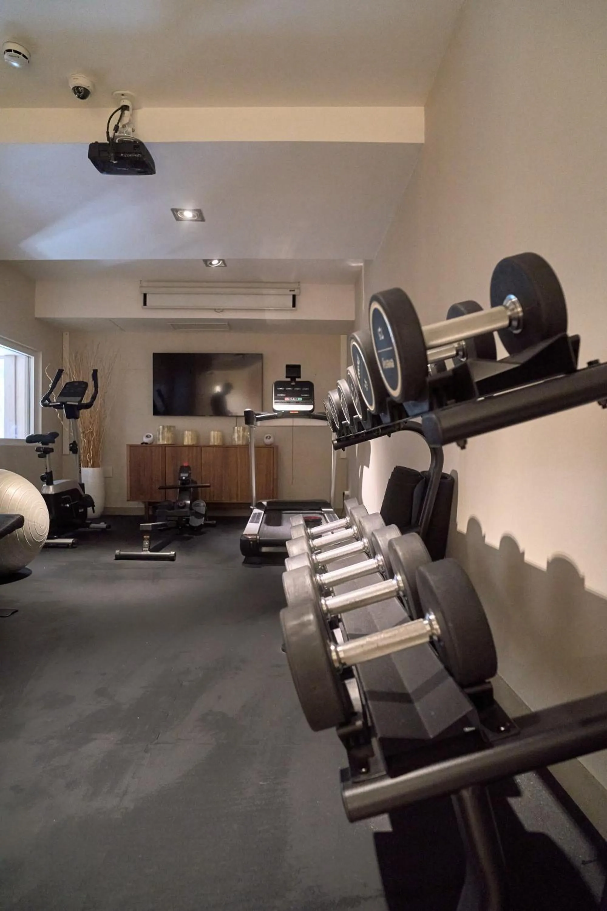 Fitness centre/facilities in Hotel Omnium