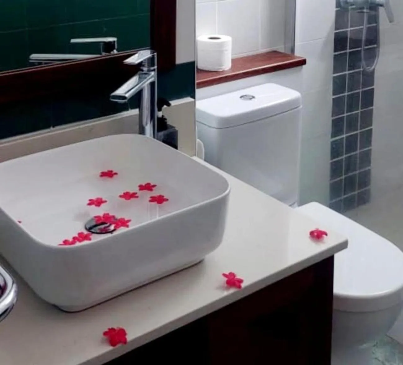 Toilet in Ocean Villas Apart Hotel