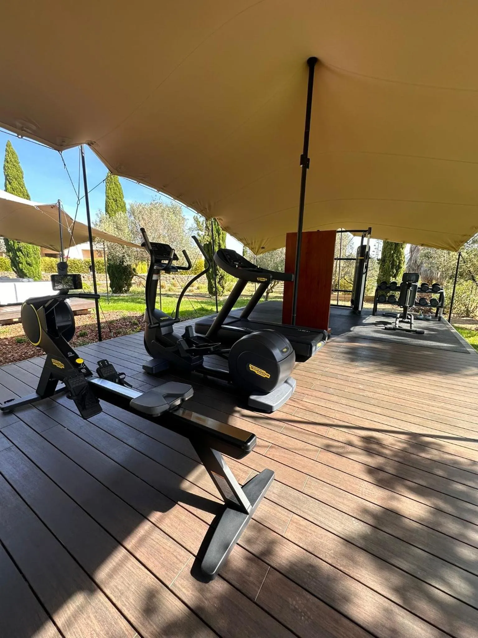 Fitness centre/facilities in Hotel Rural Xereca