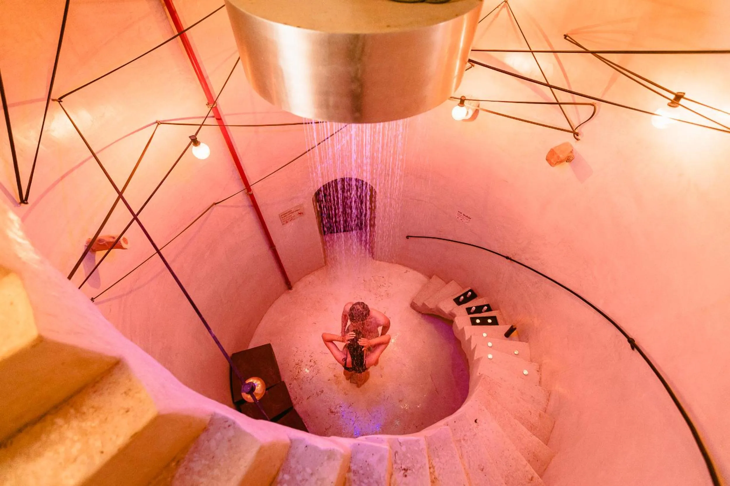 Shower in Hotel Rural Xereca