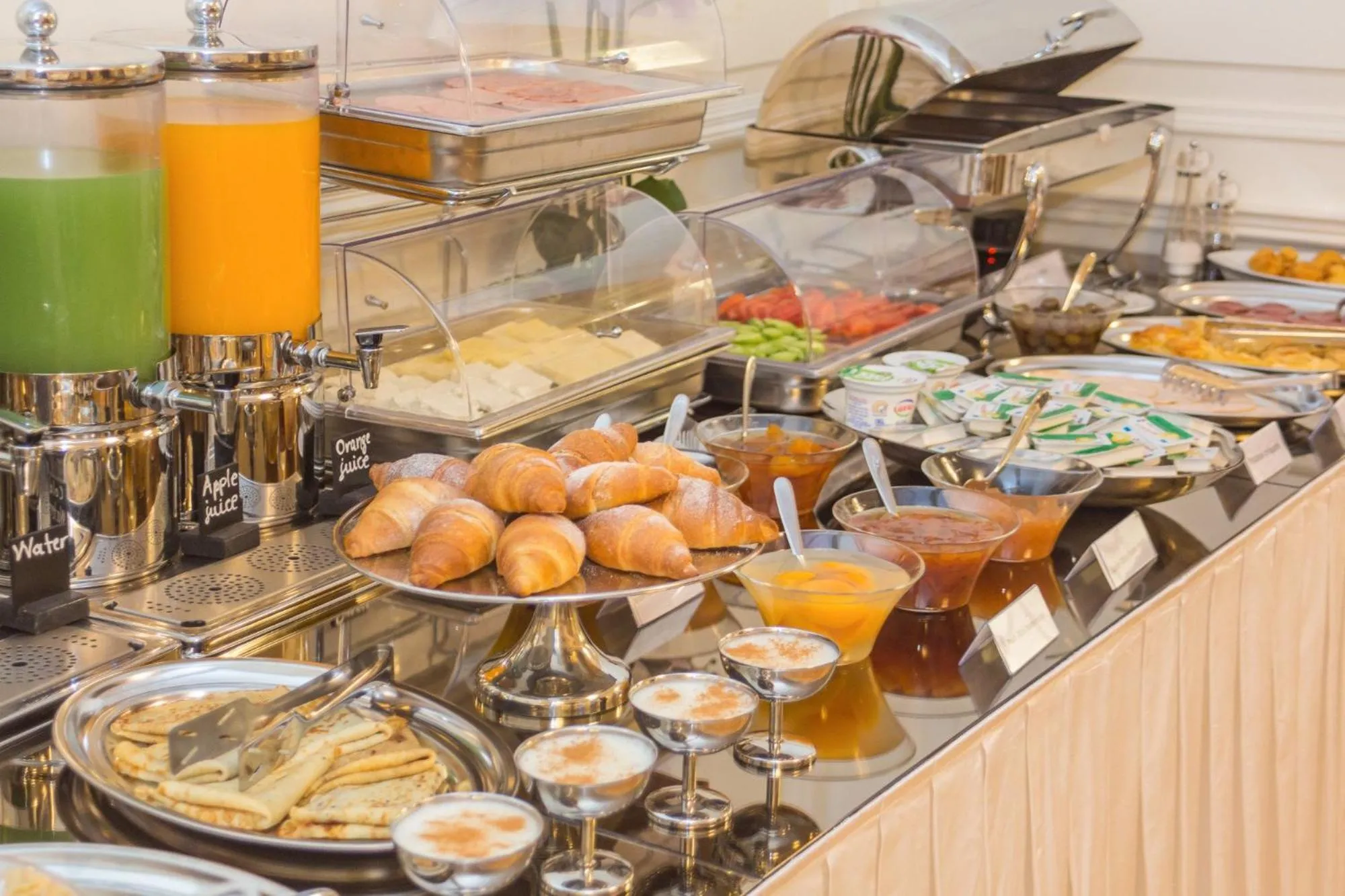 Buffet breakfast in Hotel Opera