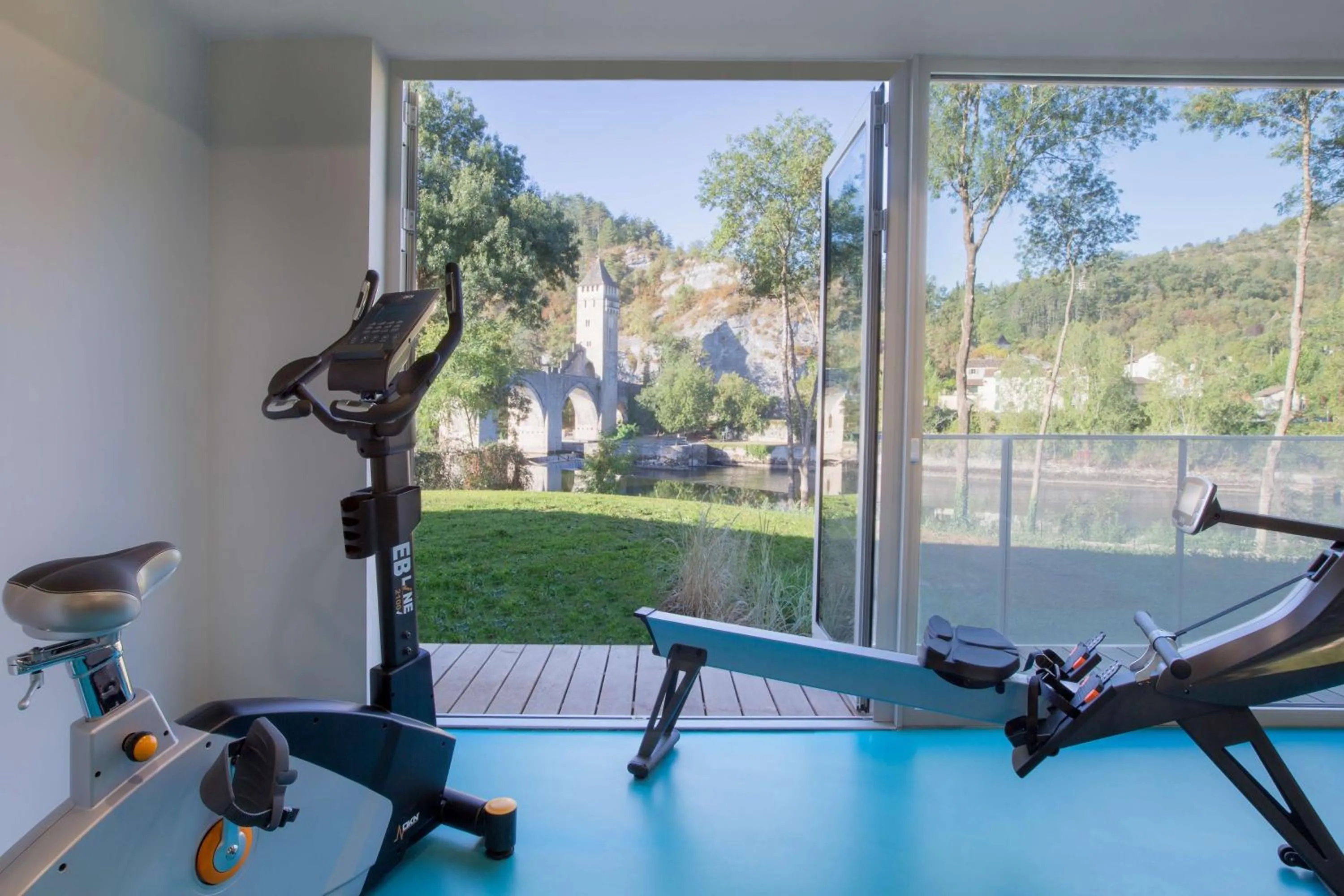 Fitness centre/facilities in Best Western Plus Hotel Divona Cahors