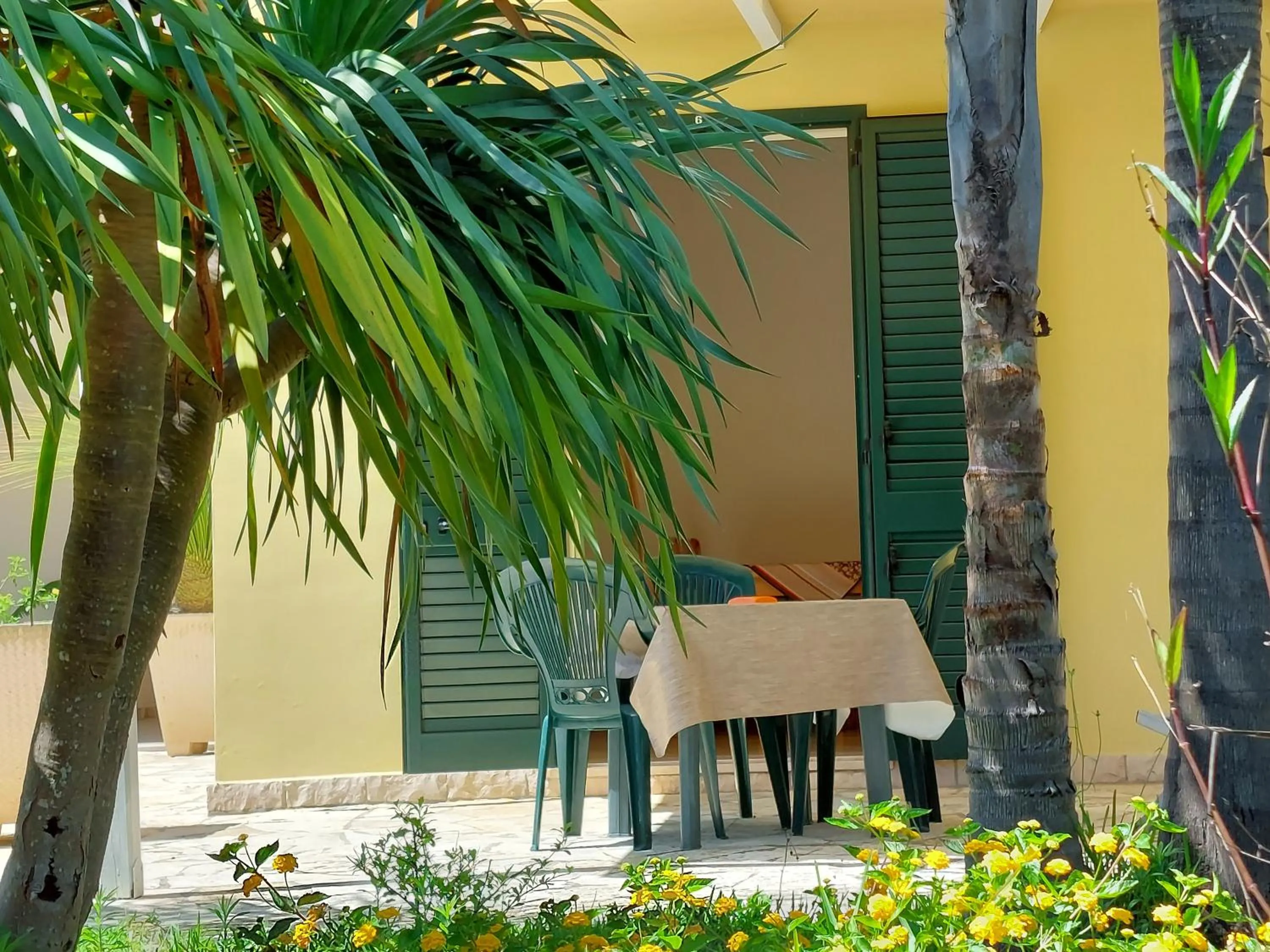 Garden view in Masseria Lama