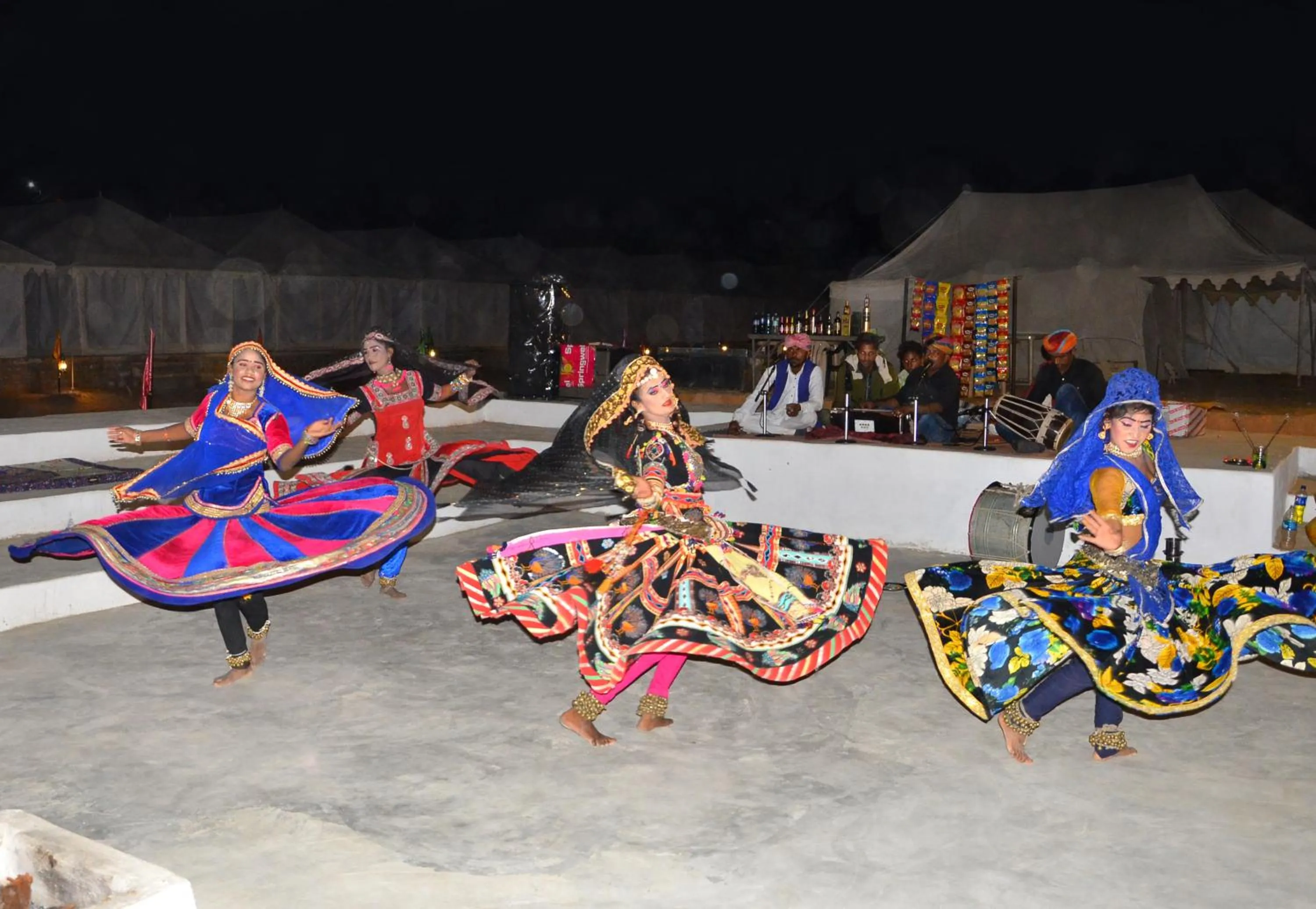 People in Sky Desert Safari