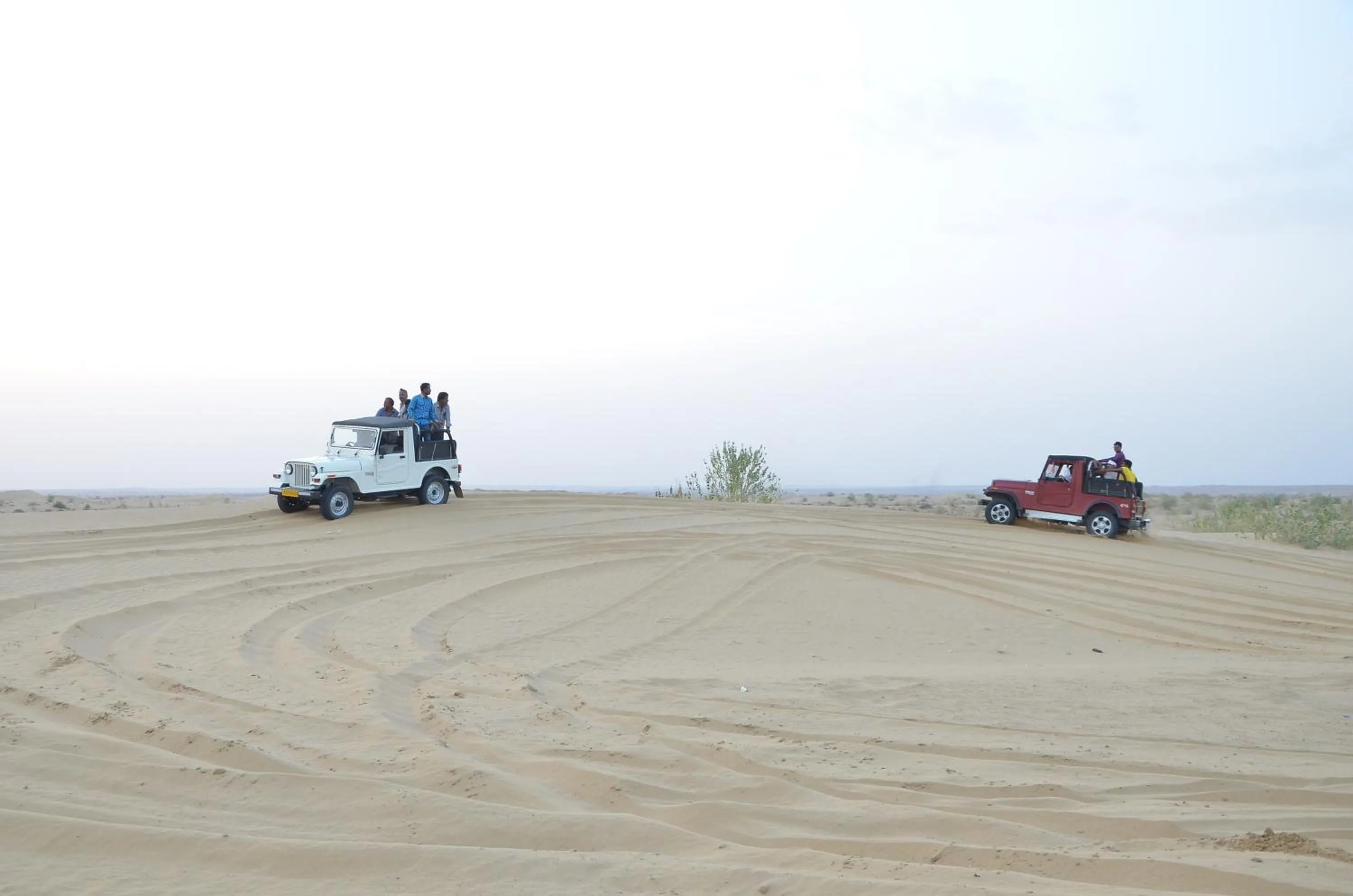 People in Sky Desert Safari
