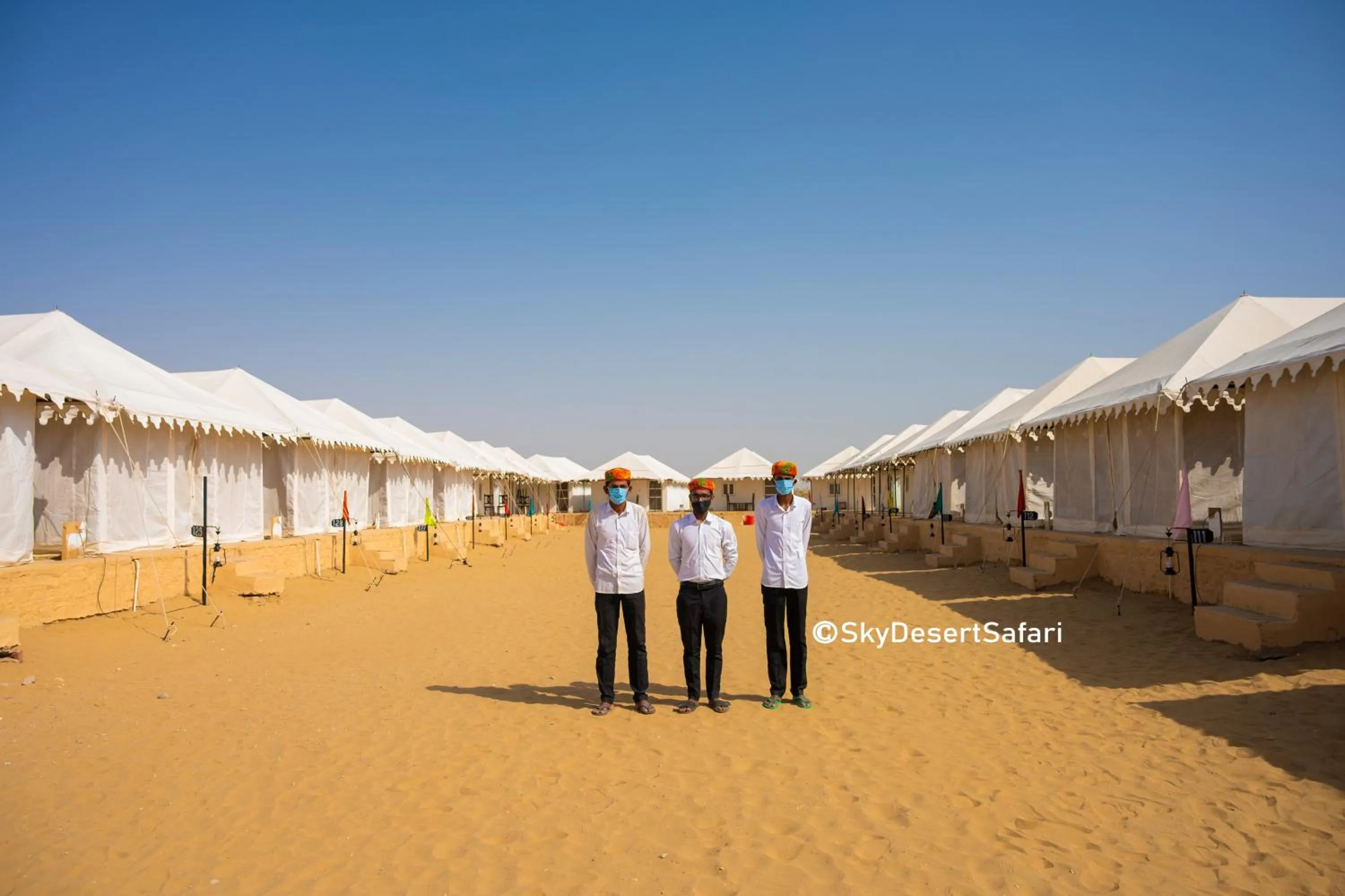 Property building in Sky Desert Safari