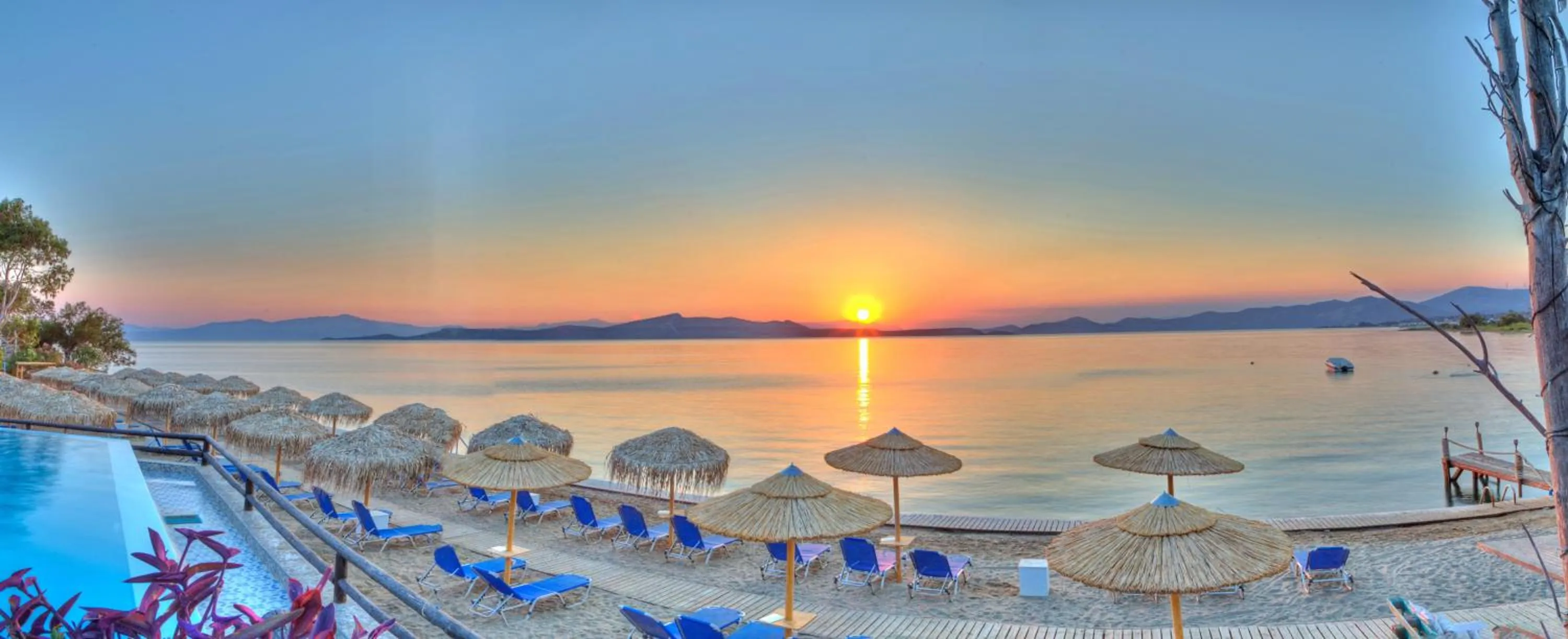 Sunset in Venus Beach Hotel