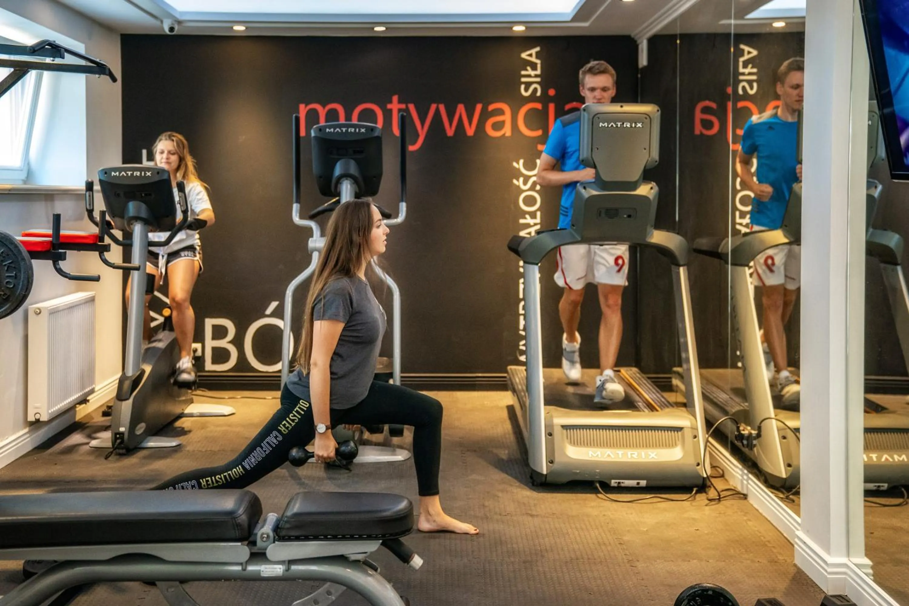 Fitness centre/facilities in Hotel Pałac Alexandrinum