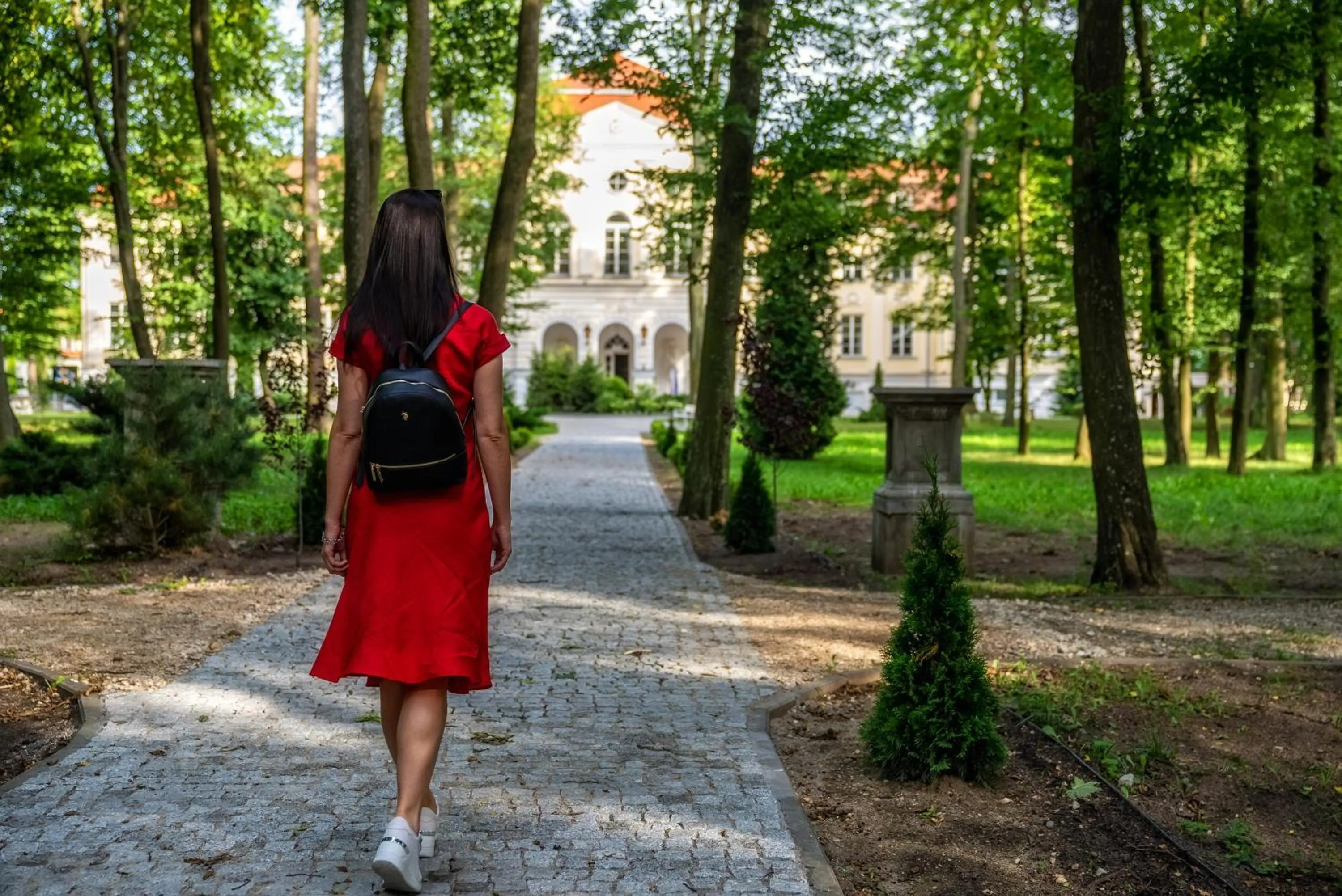 Garden view in Hotel Pałac Alexandrinum