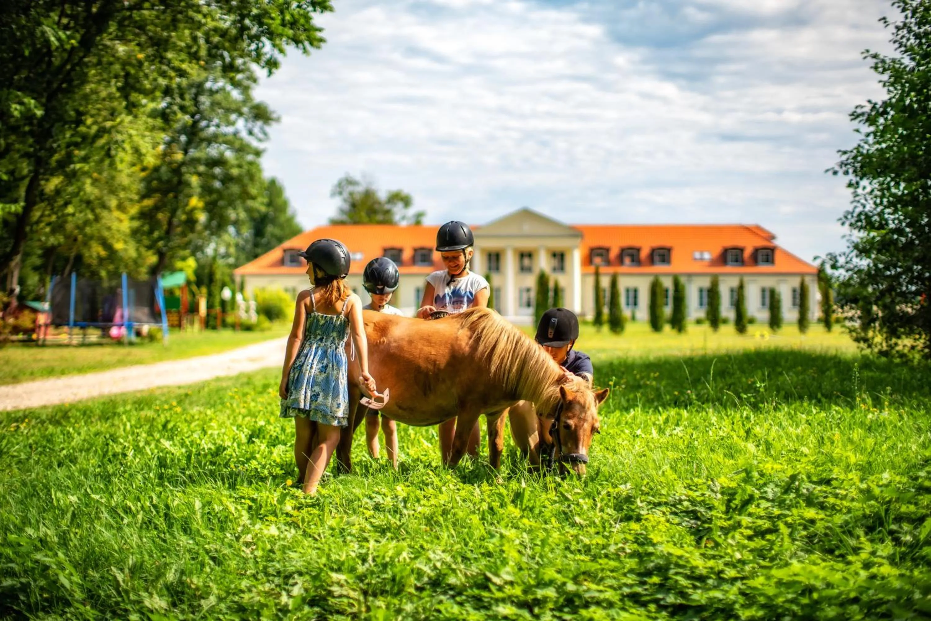 Horse-riding in Hotel Pałac Alexandrinum