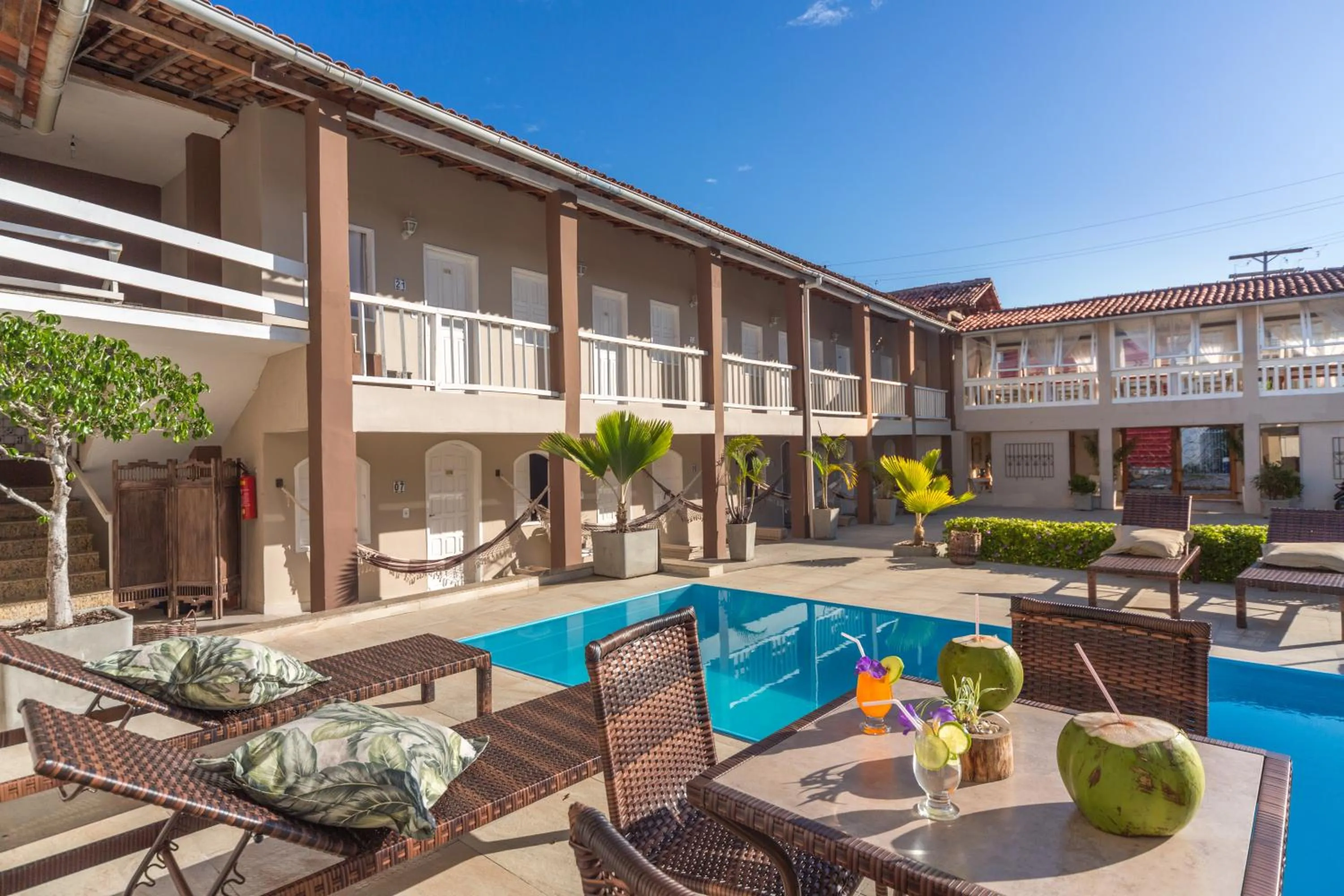 Swimming pool in Pousada Jangadeiro