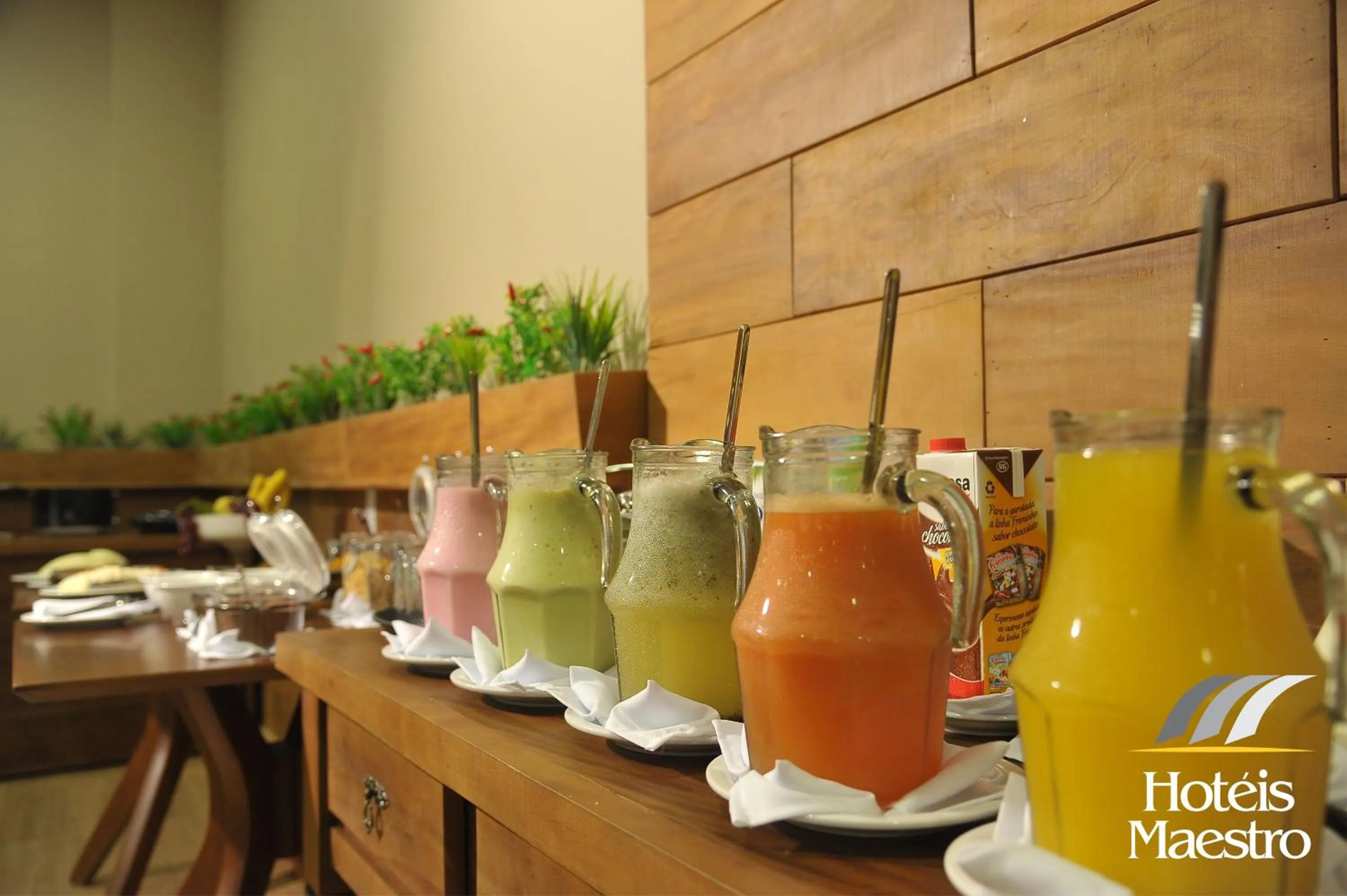 Food and drinks in Hotel Maestro Premium Cascavel