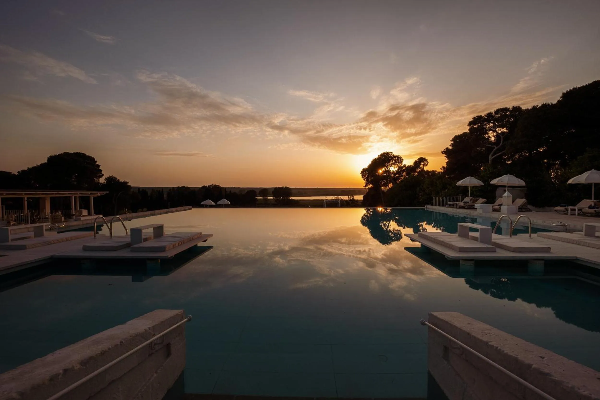 Sunset in Baglioni Masseria Muzza Resort & Spa