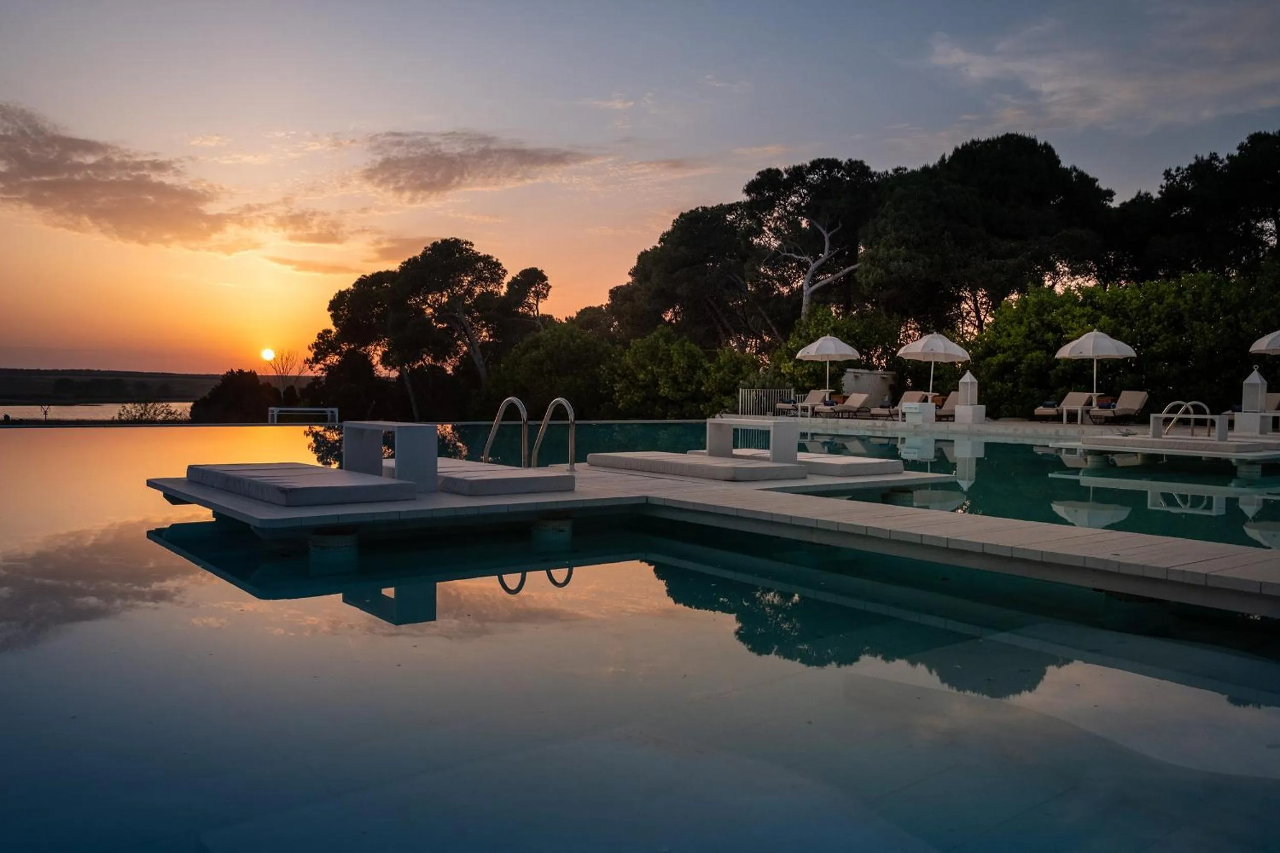 Sunset in Baglioni Masseria Muzza Resort & Spa