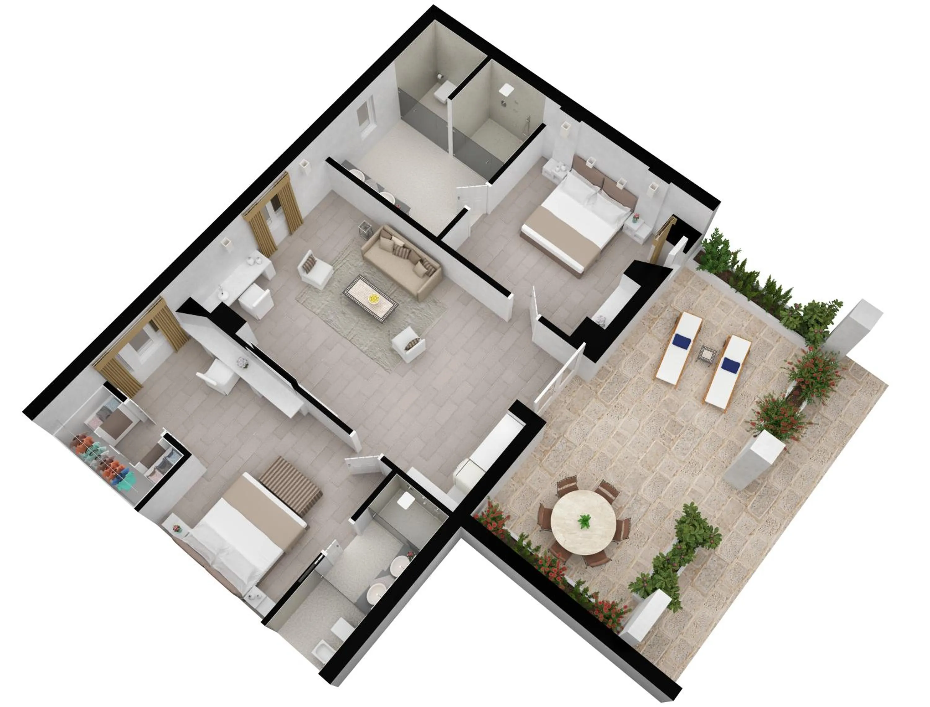 Floor plan in Baglioni Masseria Muzza Resort & Spa