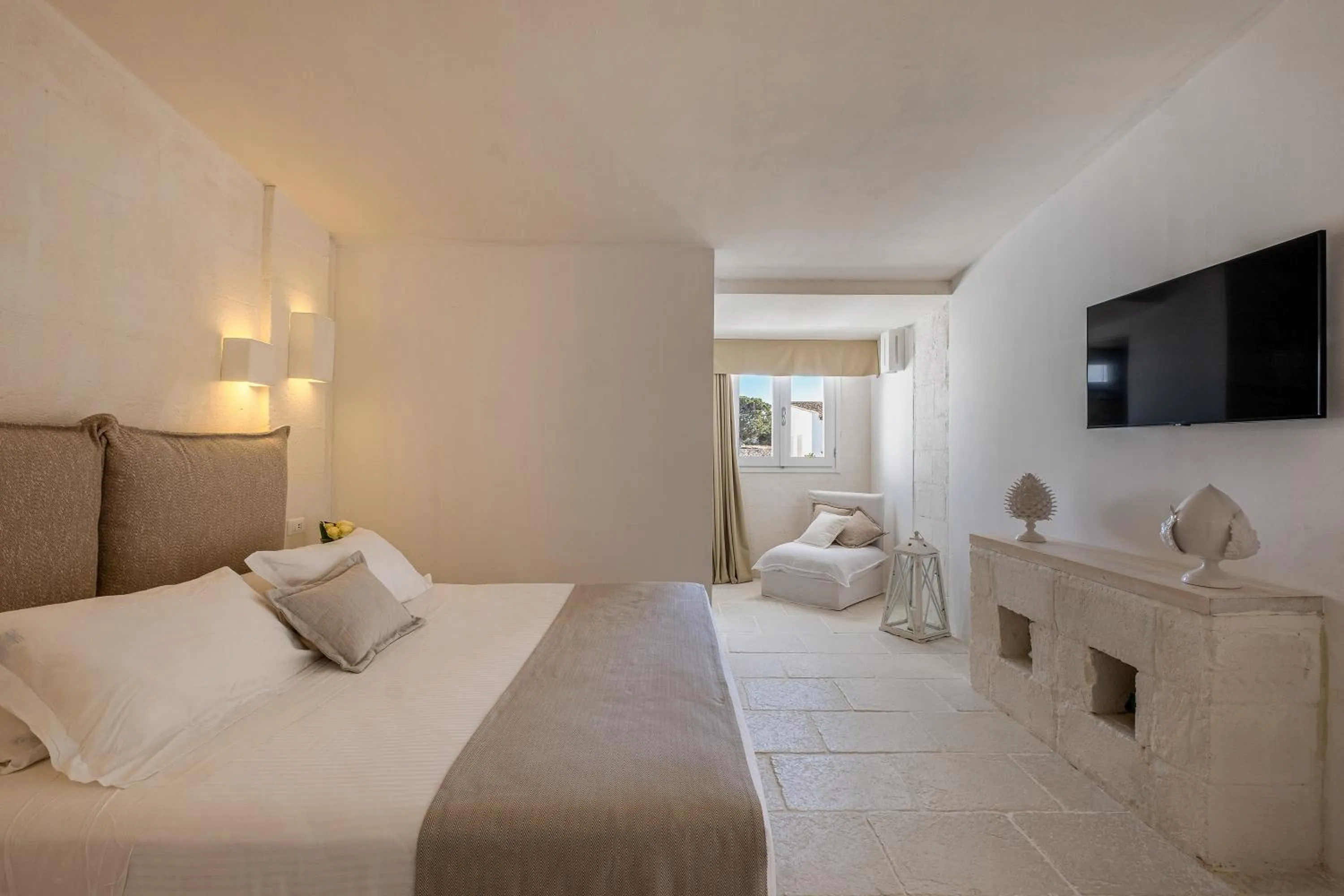 Bedroom, Bed in Baglioni Masseria Muzza Resort & Spa