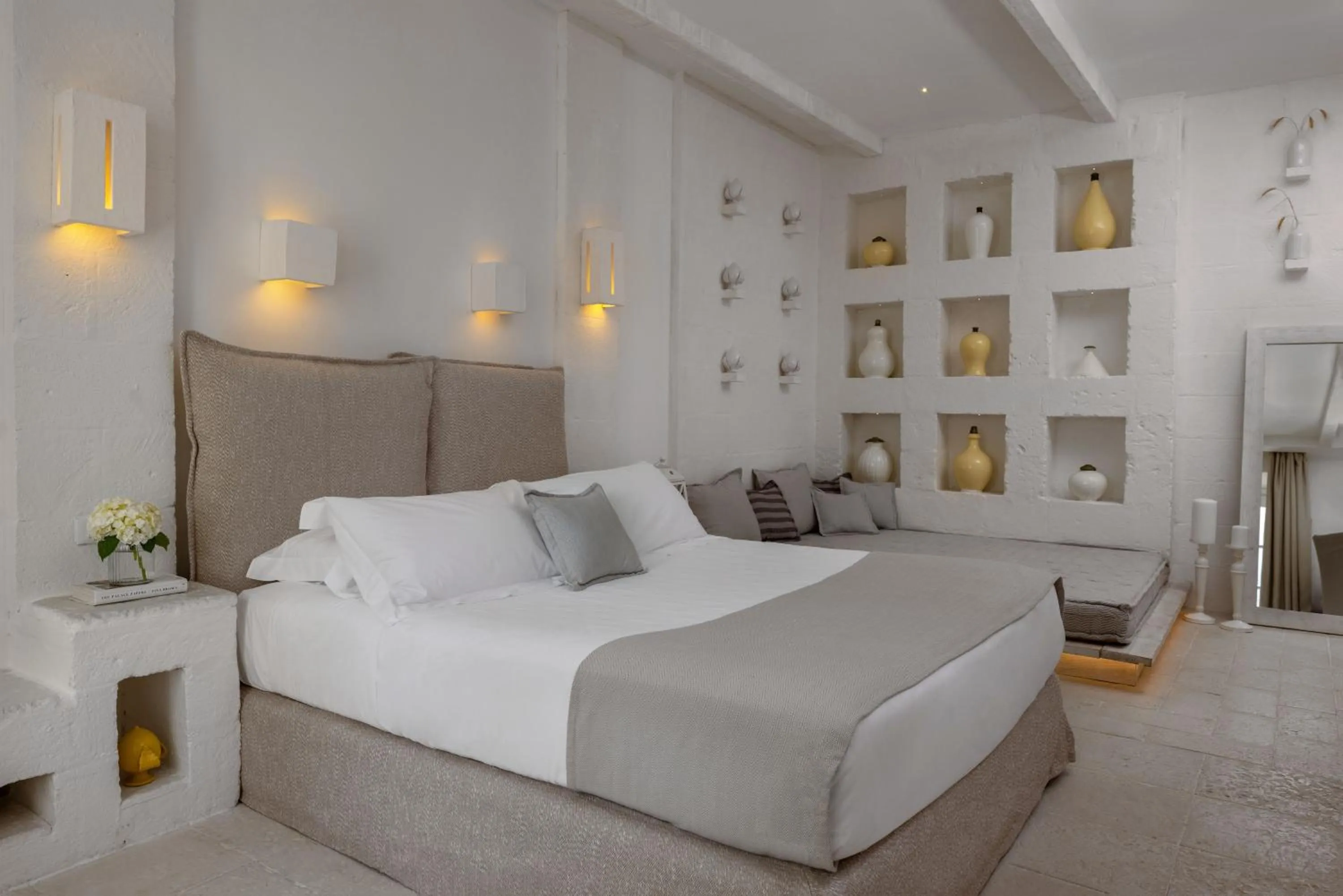 Bedroom, Bed in Baglioni Masseria Muzza Resort & Spa