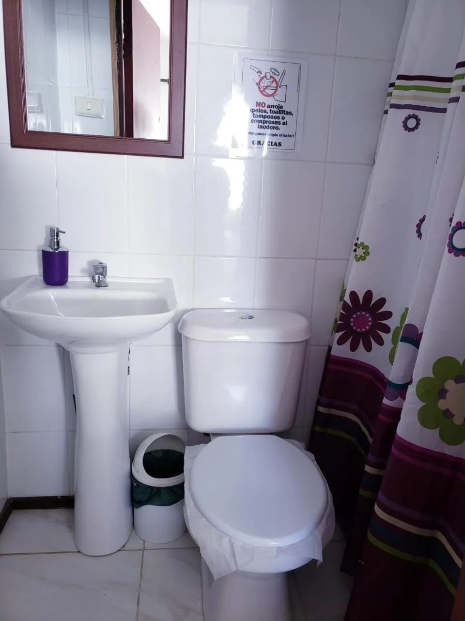 Bathroom in Hostal Arrayan