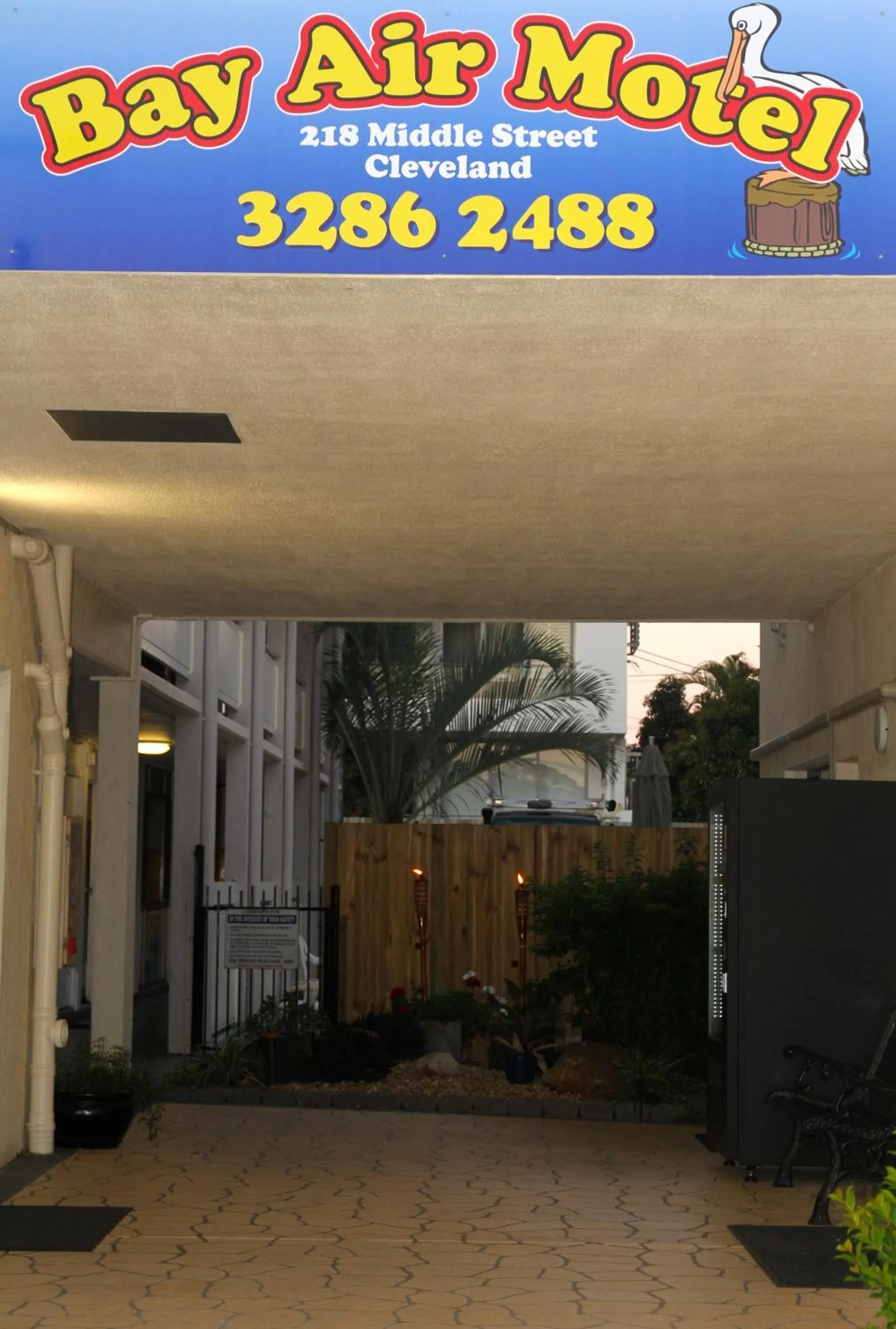 Property building in Bay Air Motel