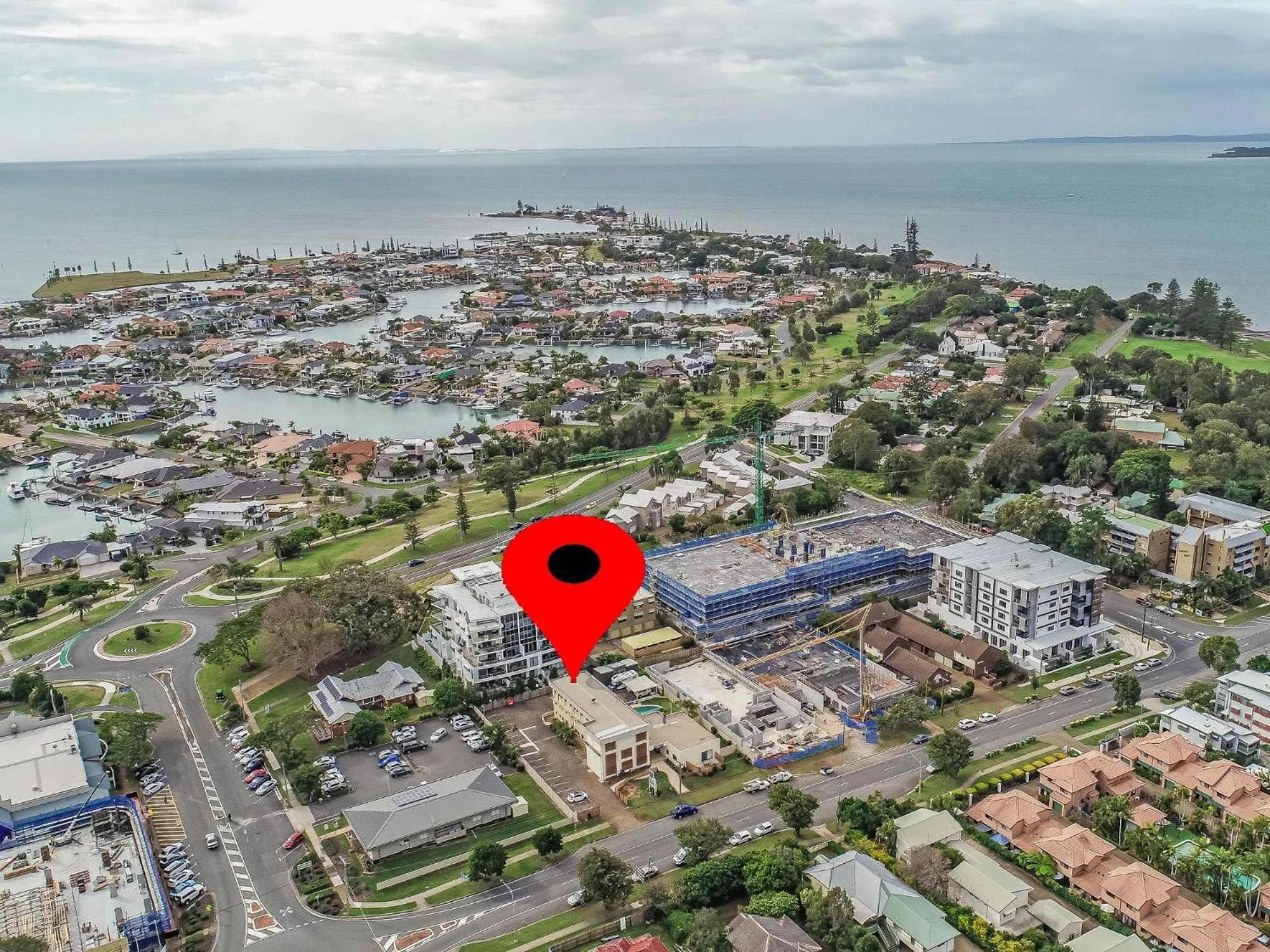 Bird's eye view in Bay Air Motel