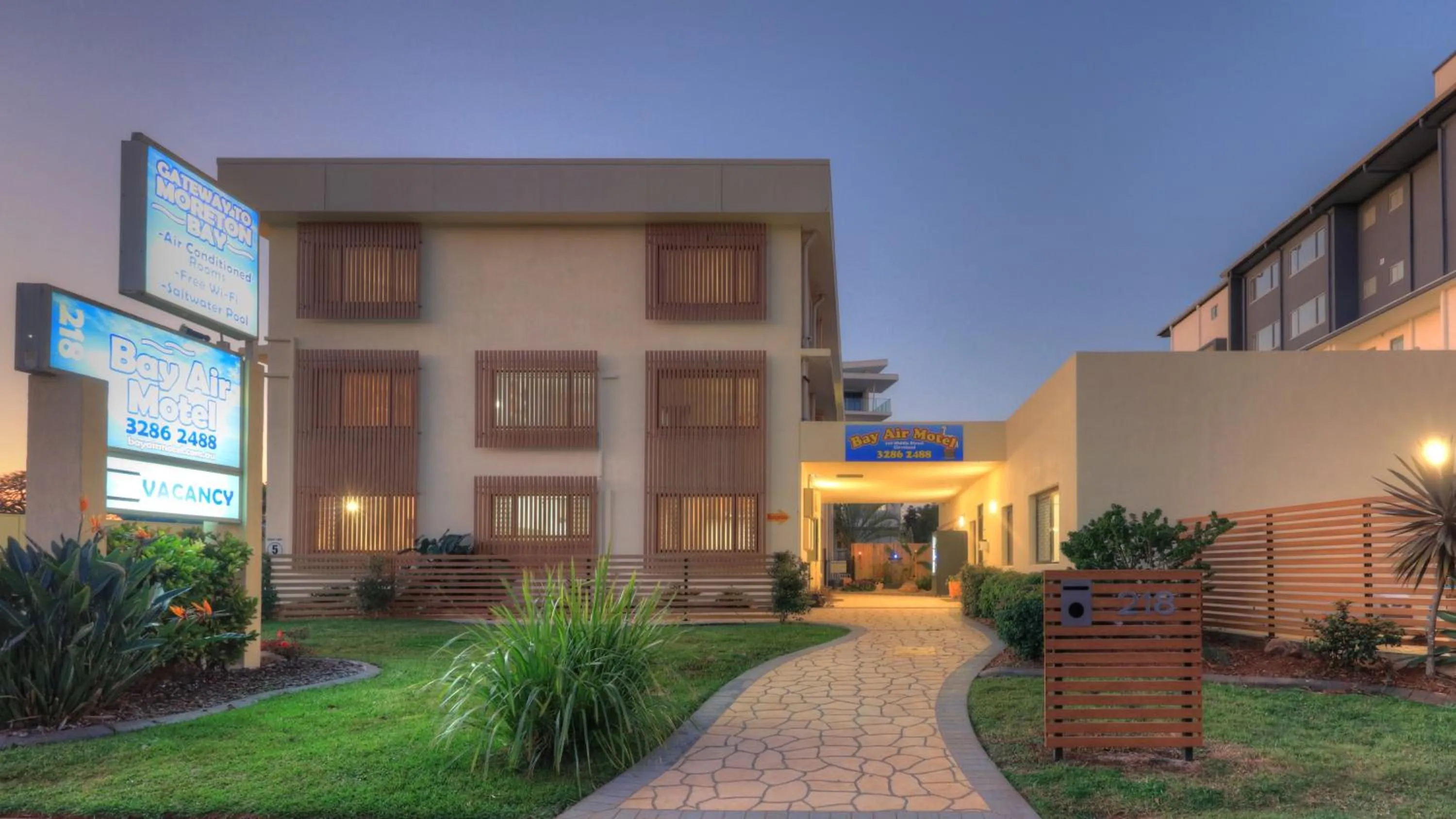 Property building in Bay Air Motel