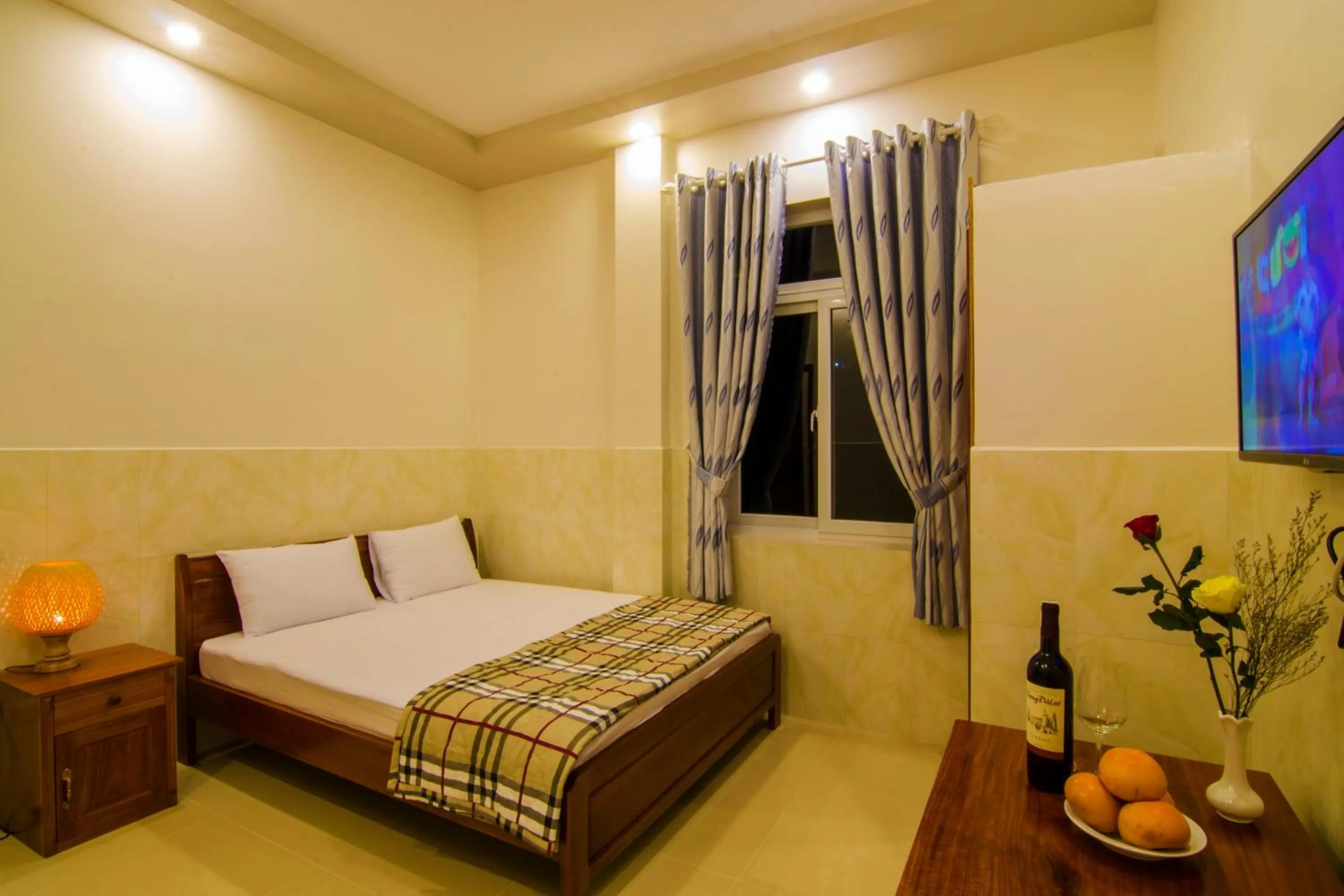 Decorative detail, Bed in Gia Thanh Phu Quoc Guest House