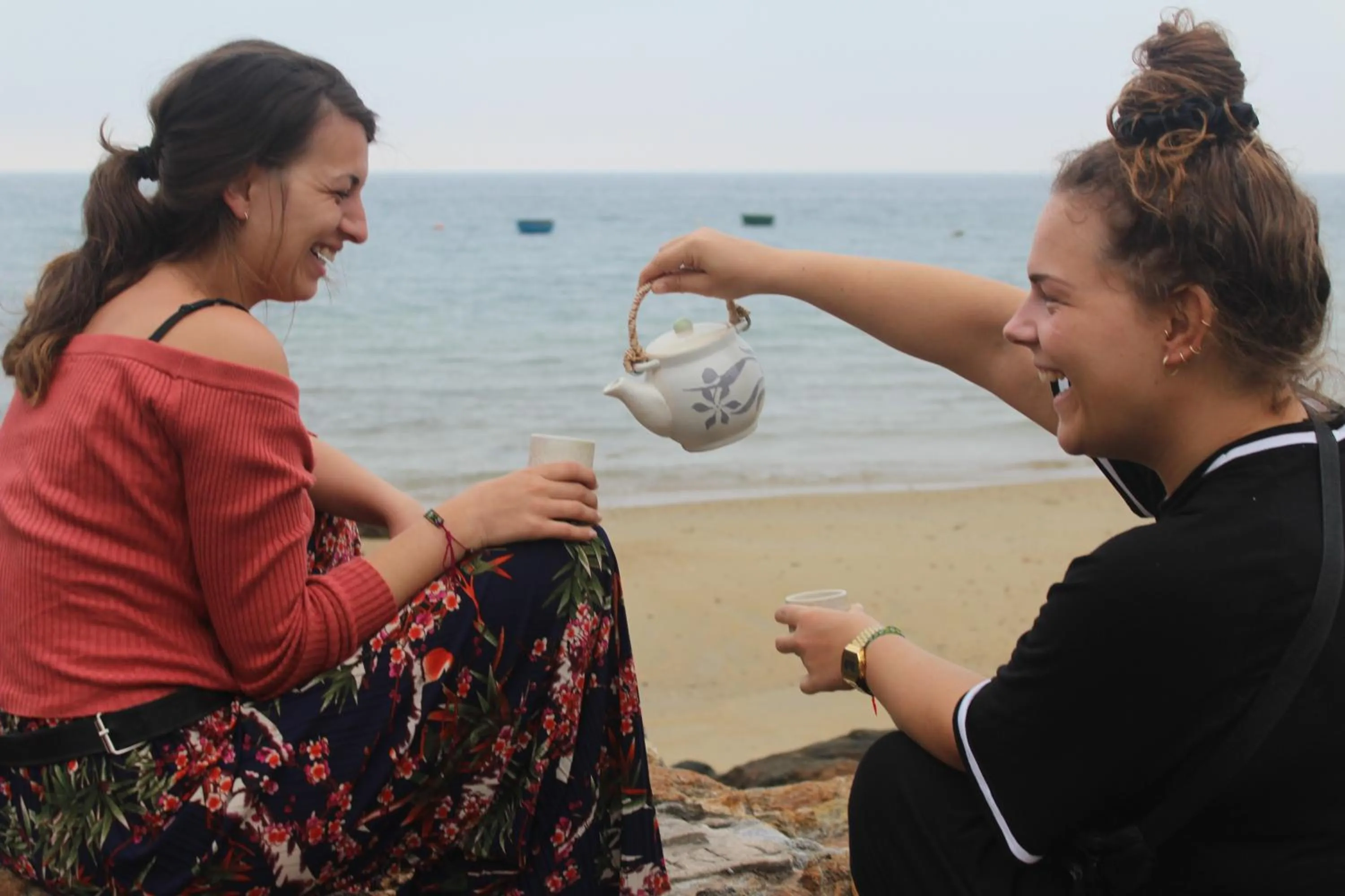 Beach in Cham Island Smiles Homestay