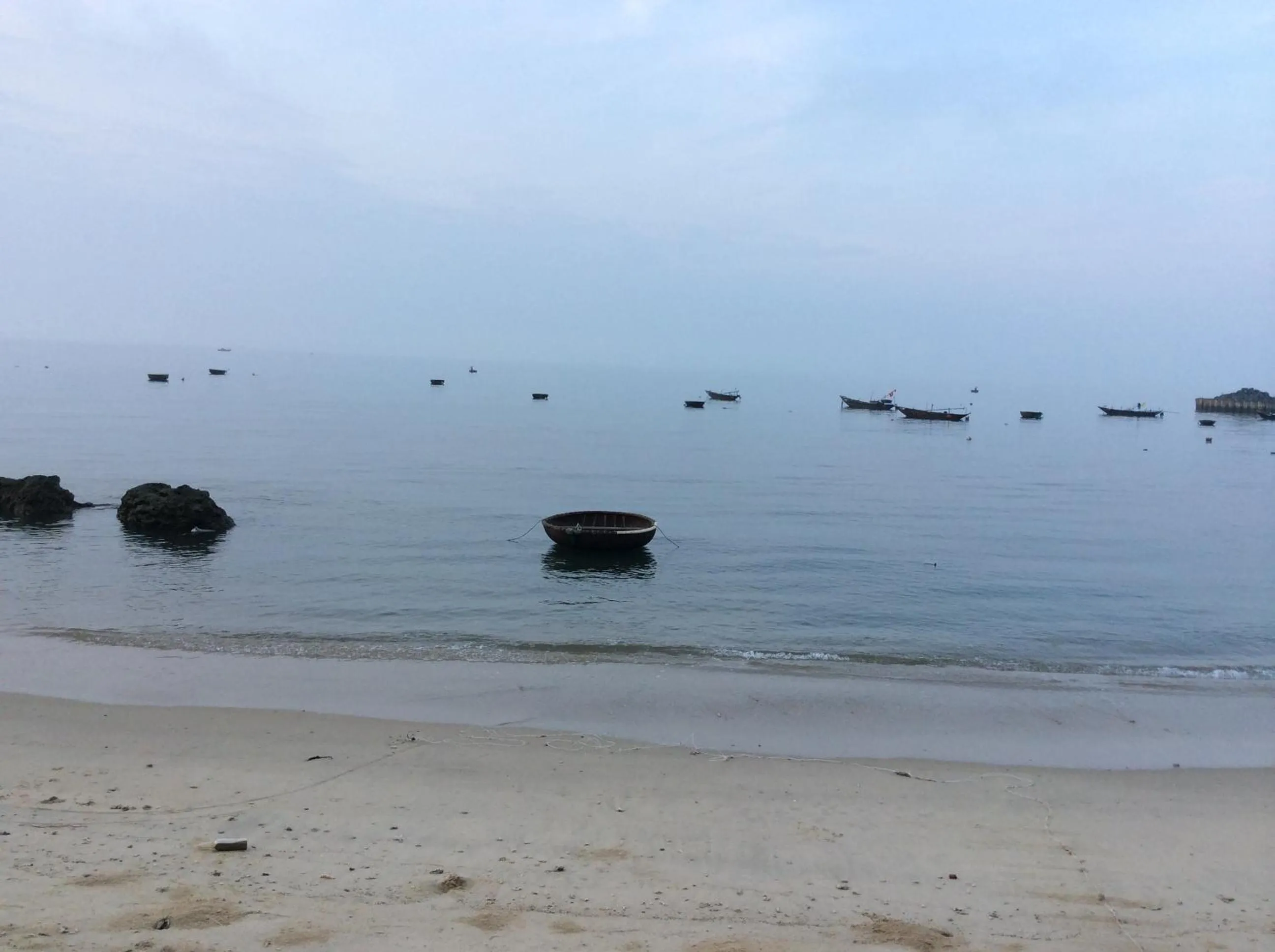 Beach in Cham Island Smiles Homestay
