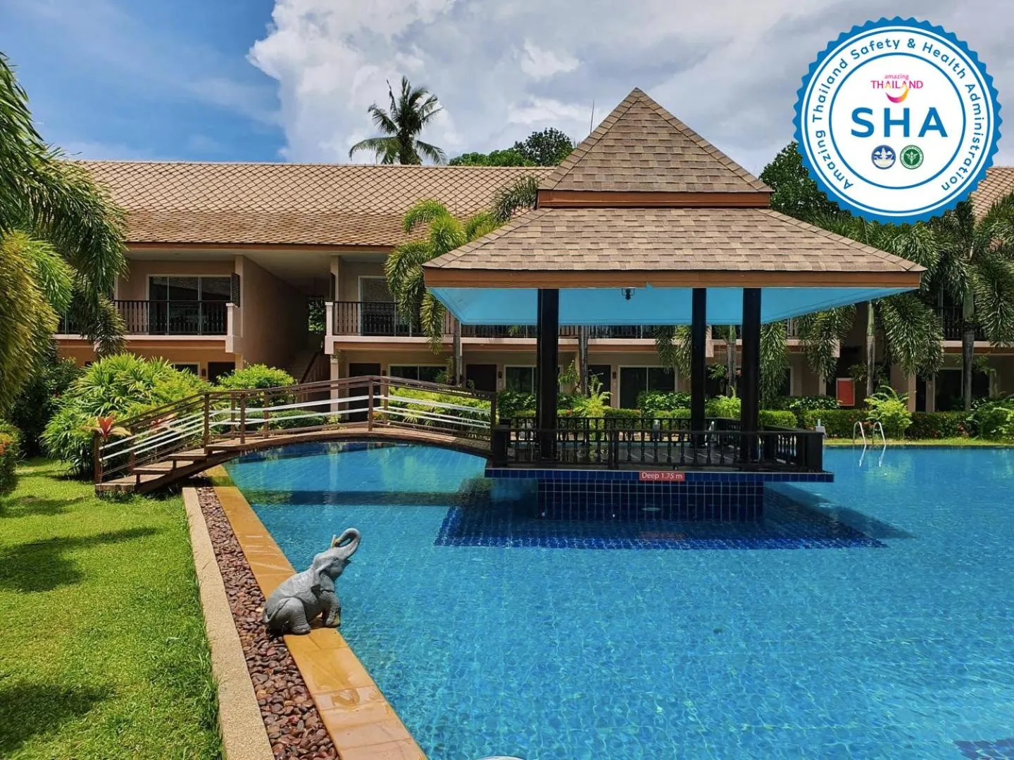 Garden view in Chivatara Resort Bang Tao Beach Phuket - SHA