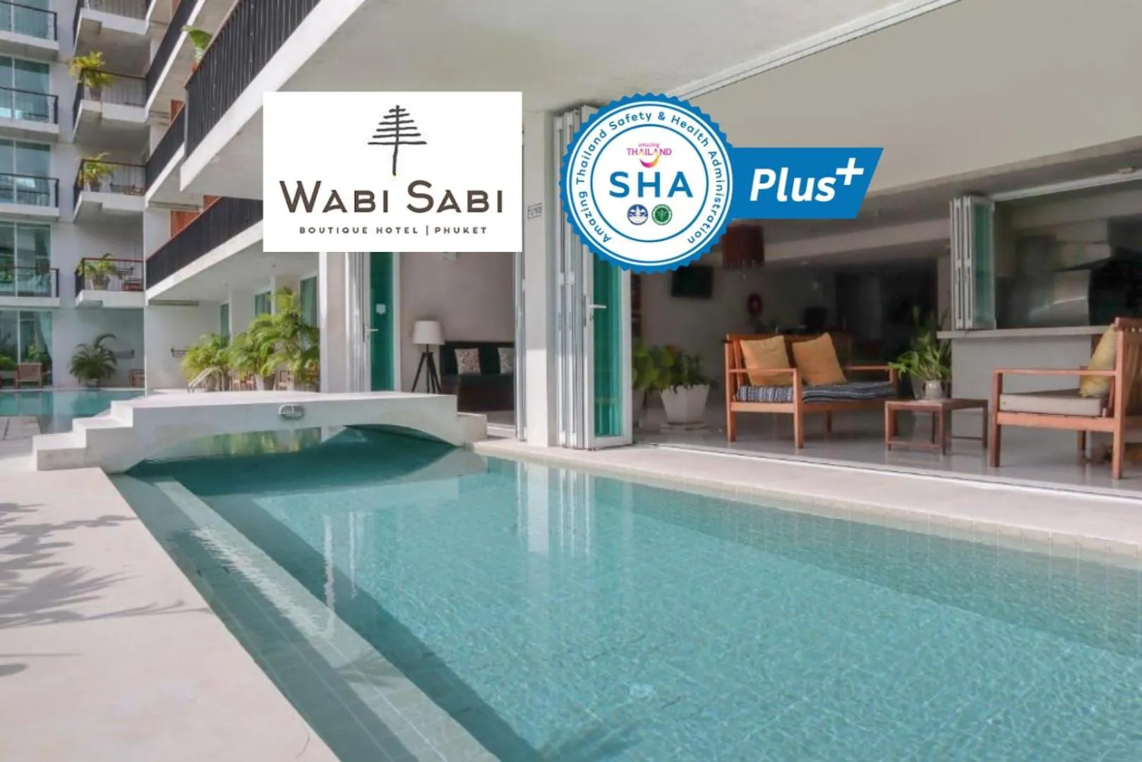 Swimming pool in Wabi Sabi Boutique Hotel - SHA Extra Plus