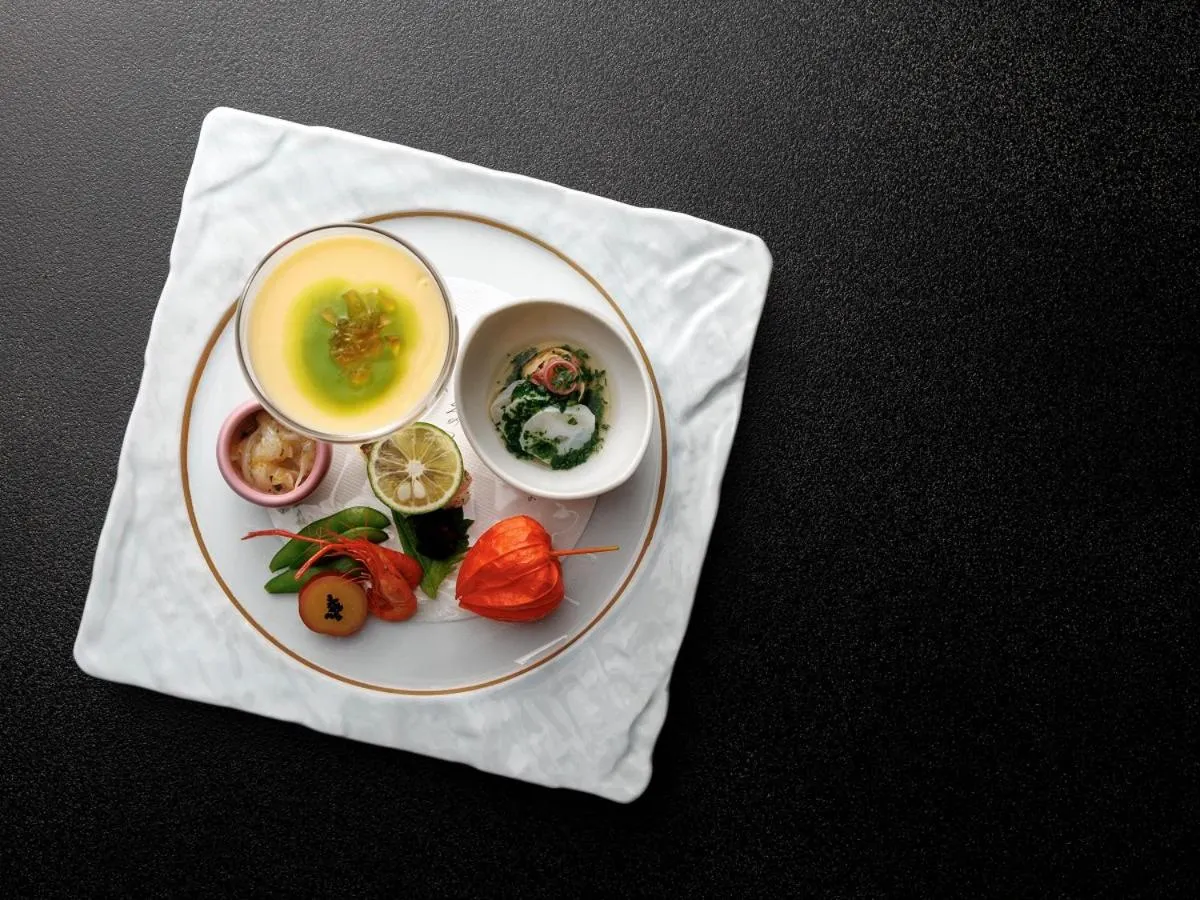 Dinner in Suwa Grand Shrine Kameya Inn