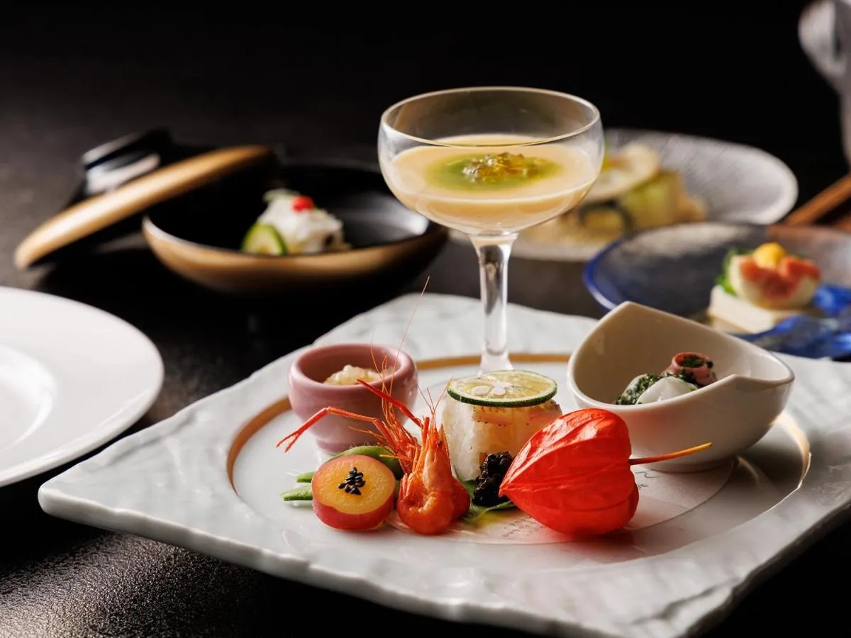 Dinner in Suwa Grand Shrine Kameya Inn