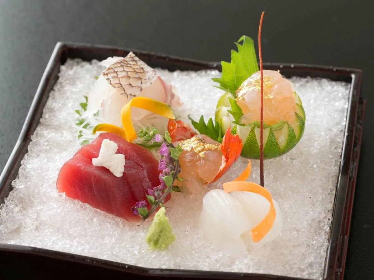 Dinner in Suwa Grand Shrine Kameya Inn