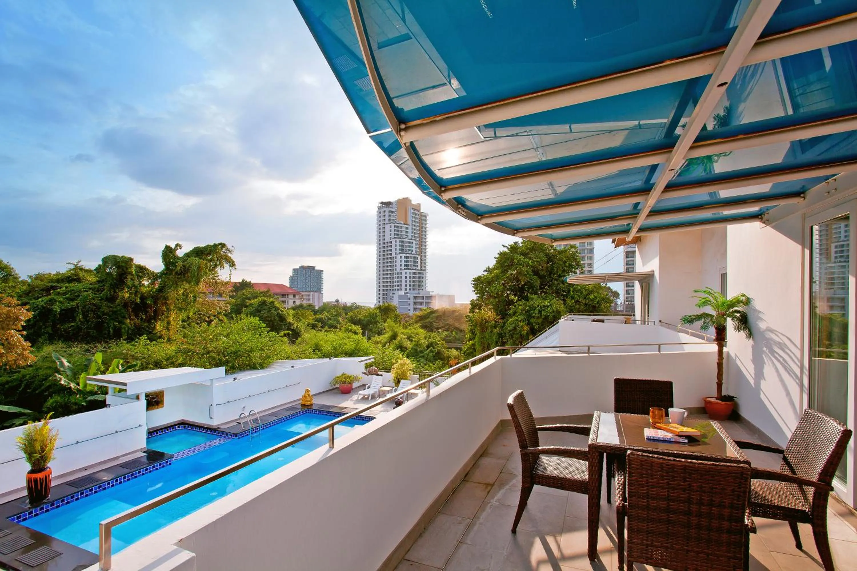 Patio in Sharrow Bay