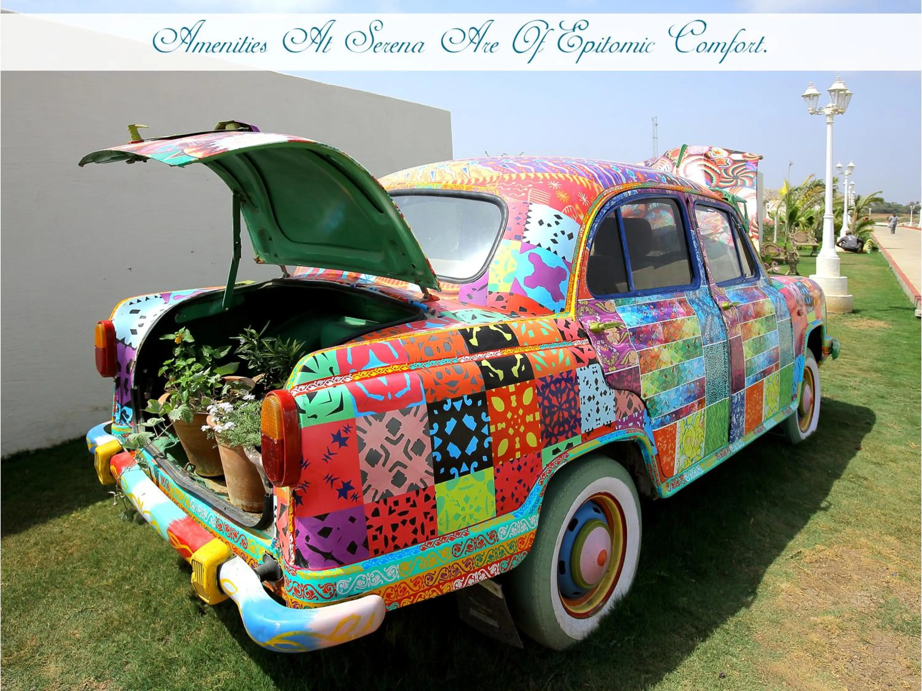 Street view in Serena Beach Resort