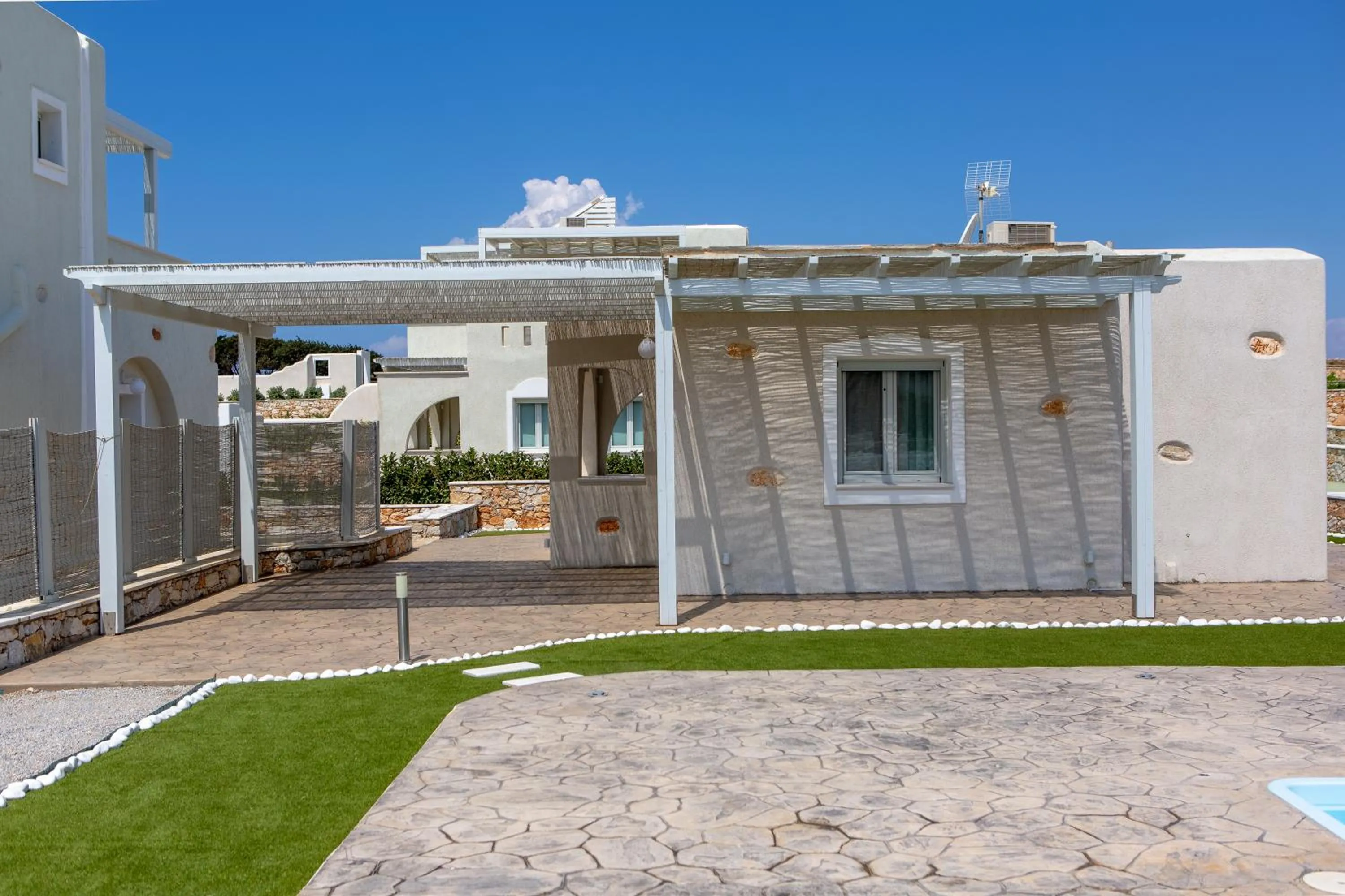 Patio in Sun and Moon Villas