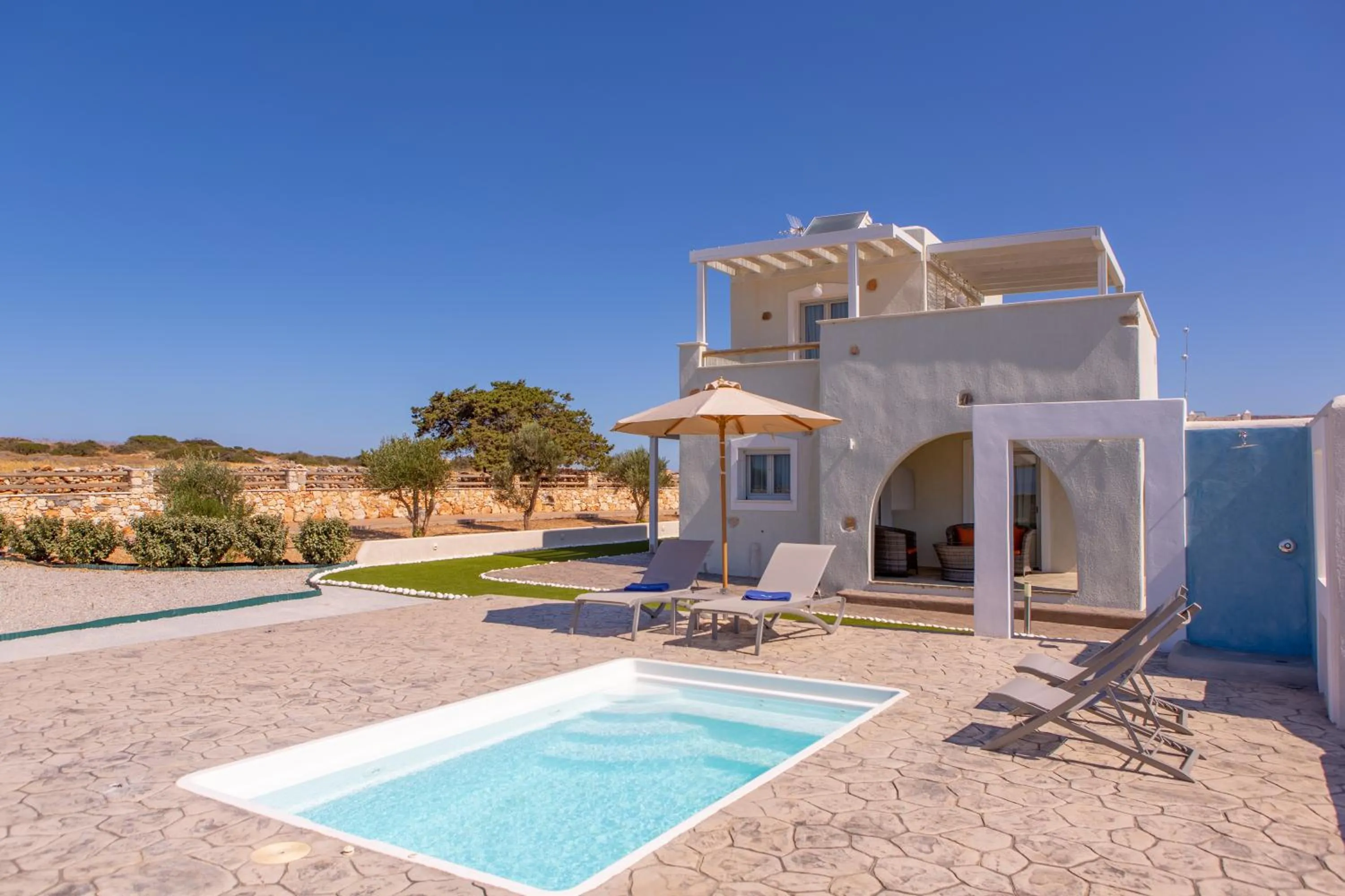 Patio in Sun and Moon Villas