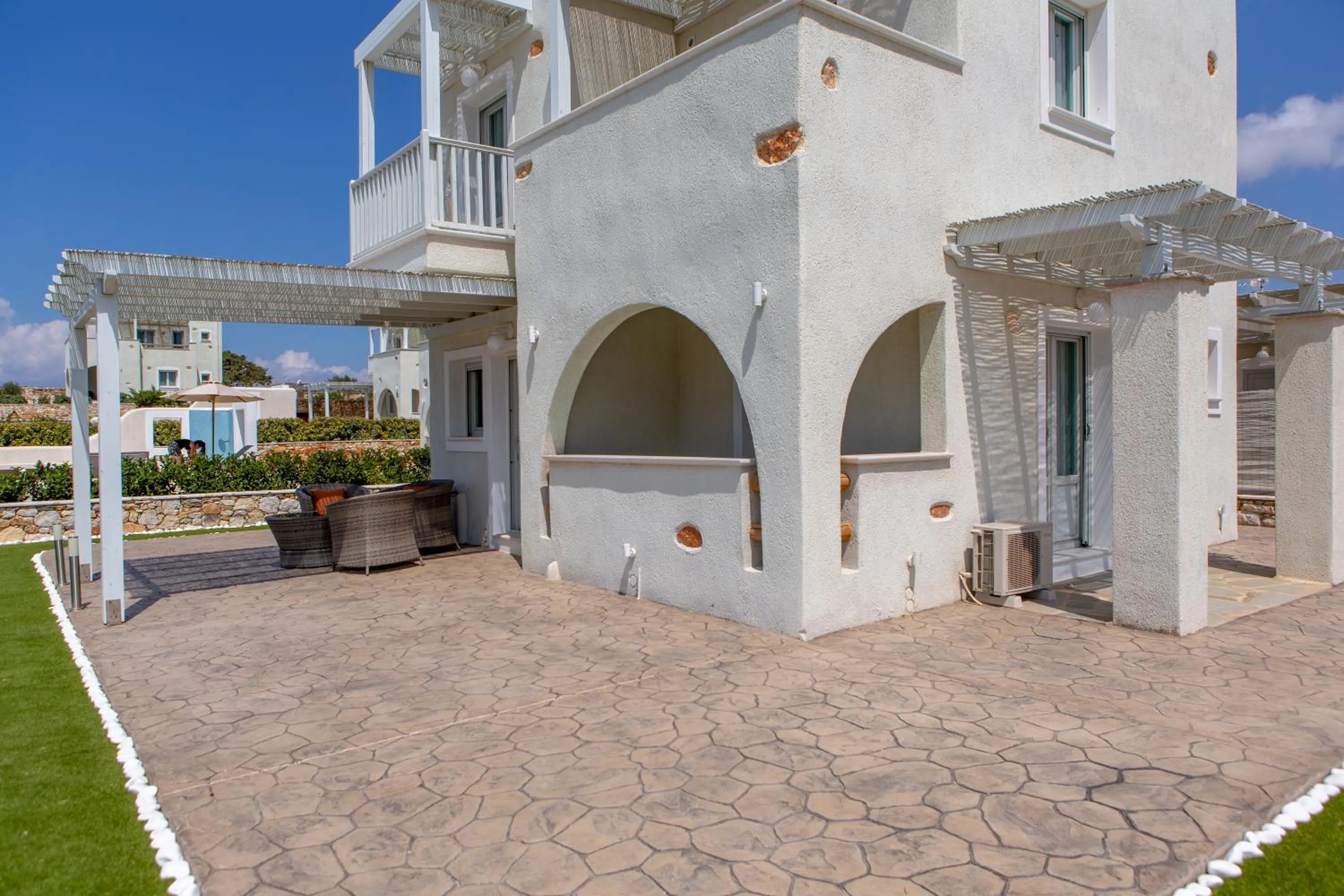 Patio in Sun and Moon Villas