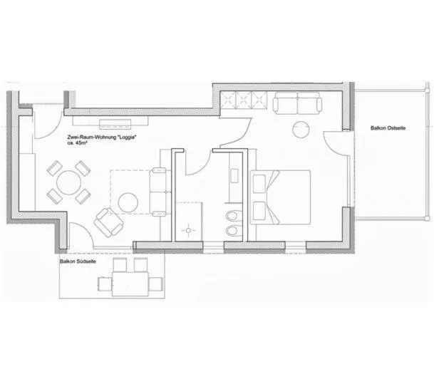 Floor plan in Brühl Suites&Residence