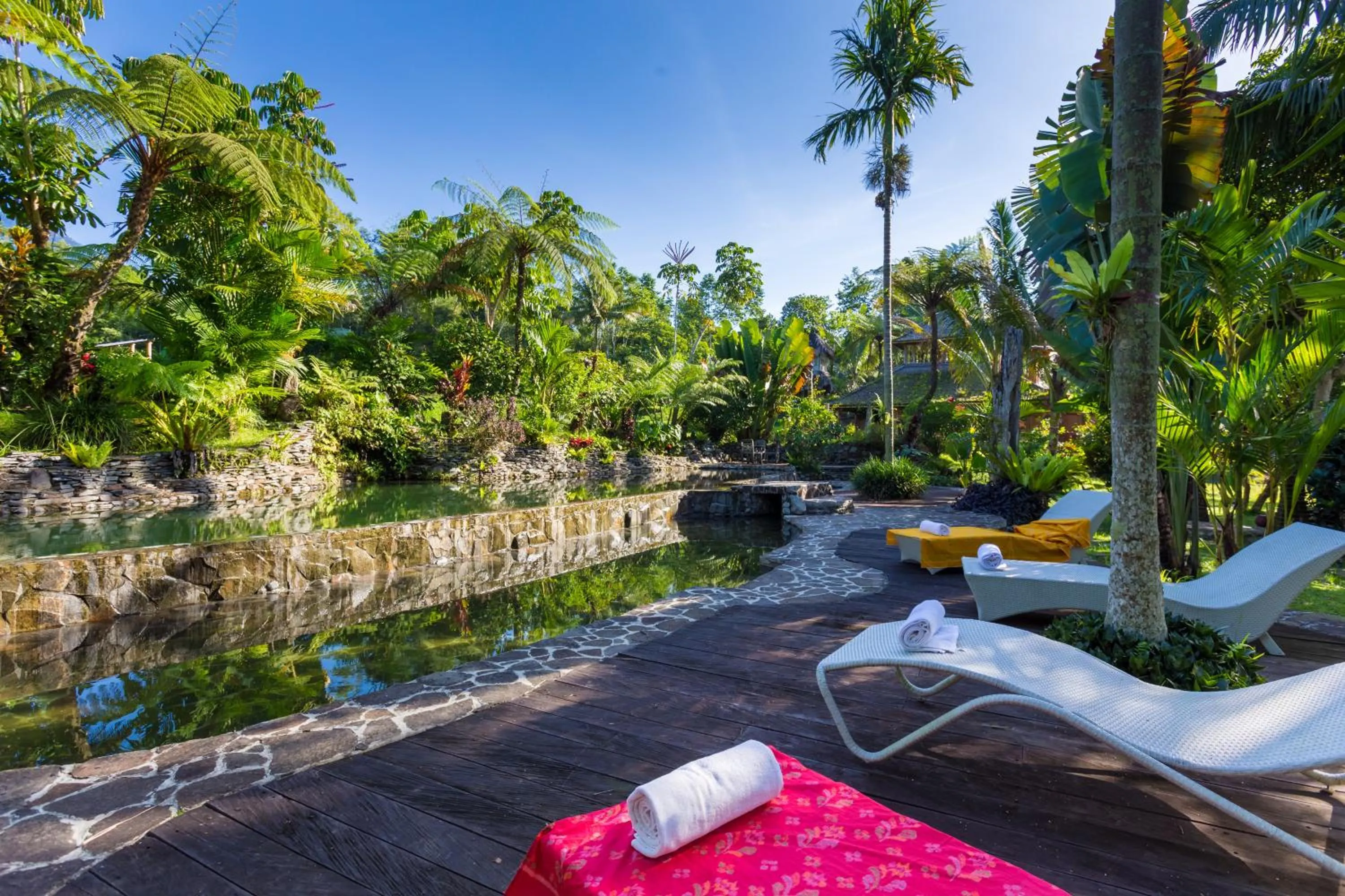 Swimming pool in Prana Dewi Mountain Resort